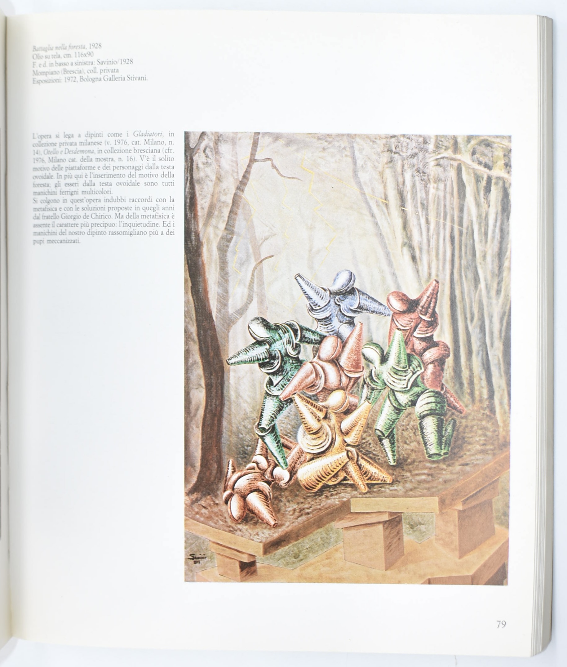 Cataloghi d’arte, Metafisica: De Chirico e Savinio (3 volumi)