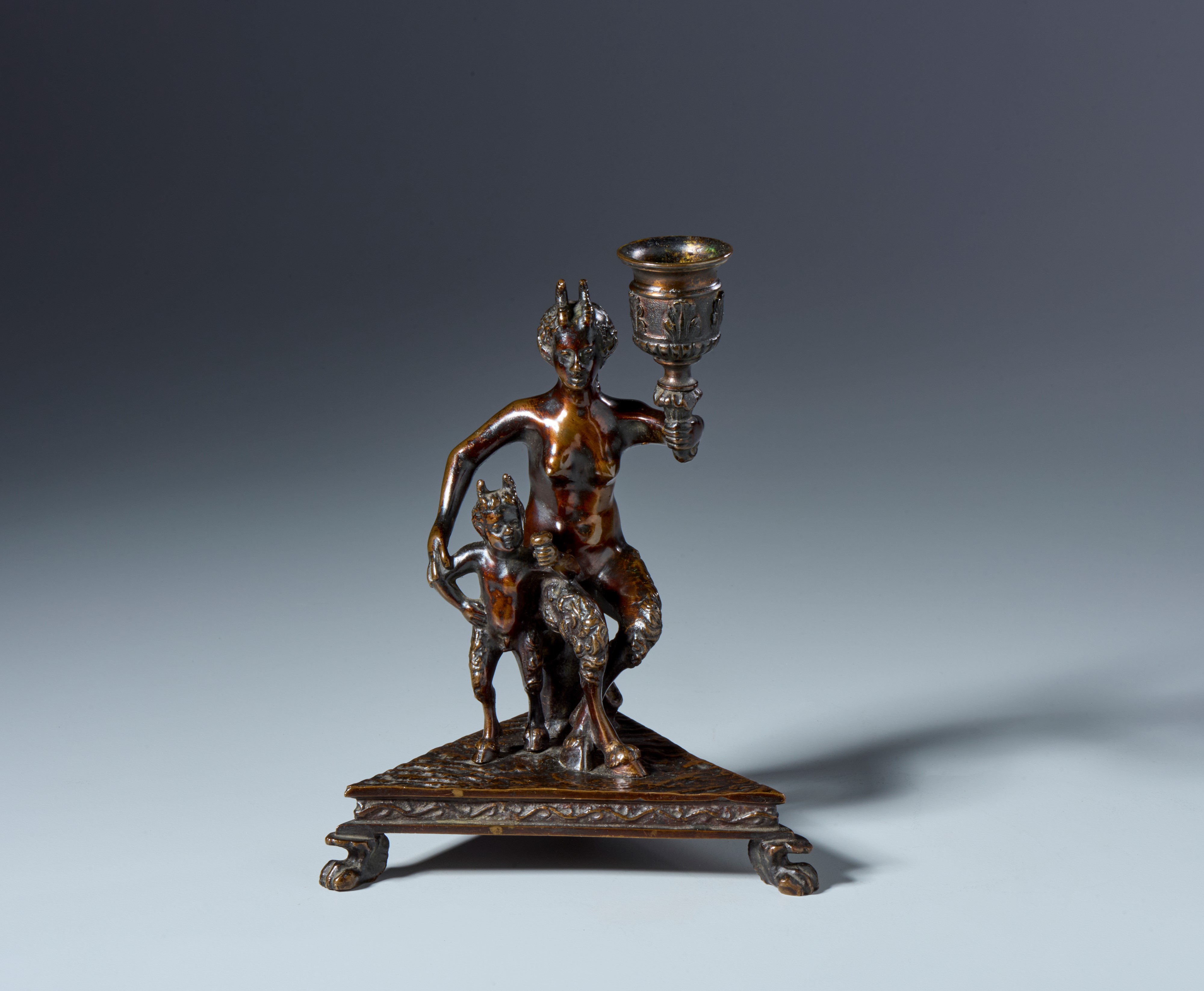 Satiressa con figlio. Severo Calzetta da Ravenna (Ravenna, 1465 c.a.-1543) Bottega di. XVI-XVII s...