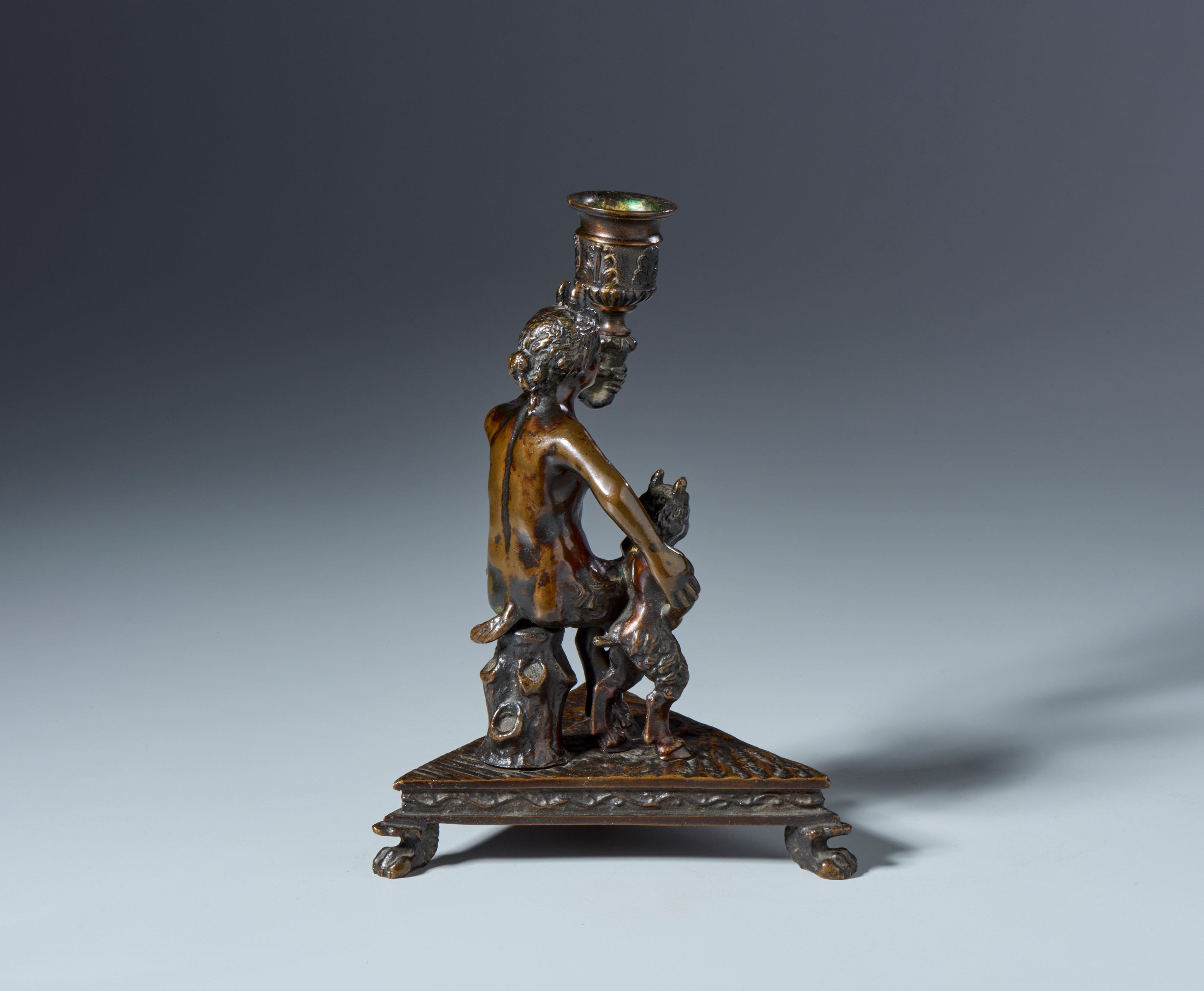 Satiressa con figlio. Severo Calzetta da Ravenna (Ravenna, 1465 c.a.-1543) Bottega di. XVI-XVII s...