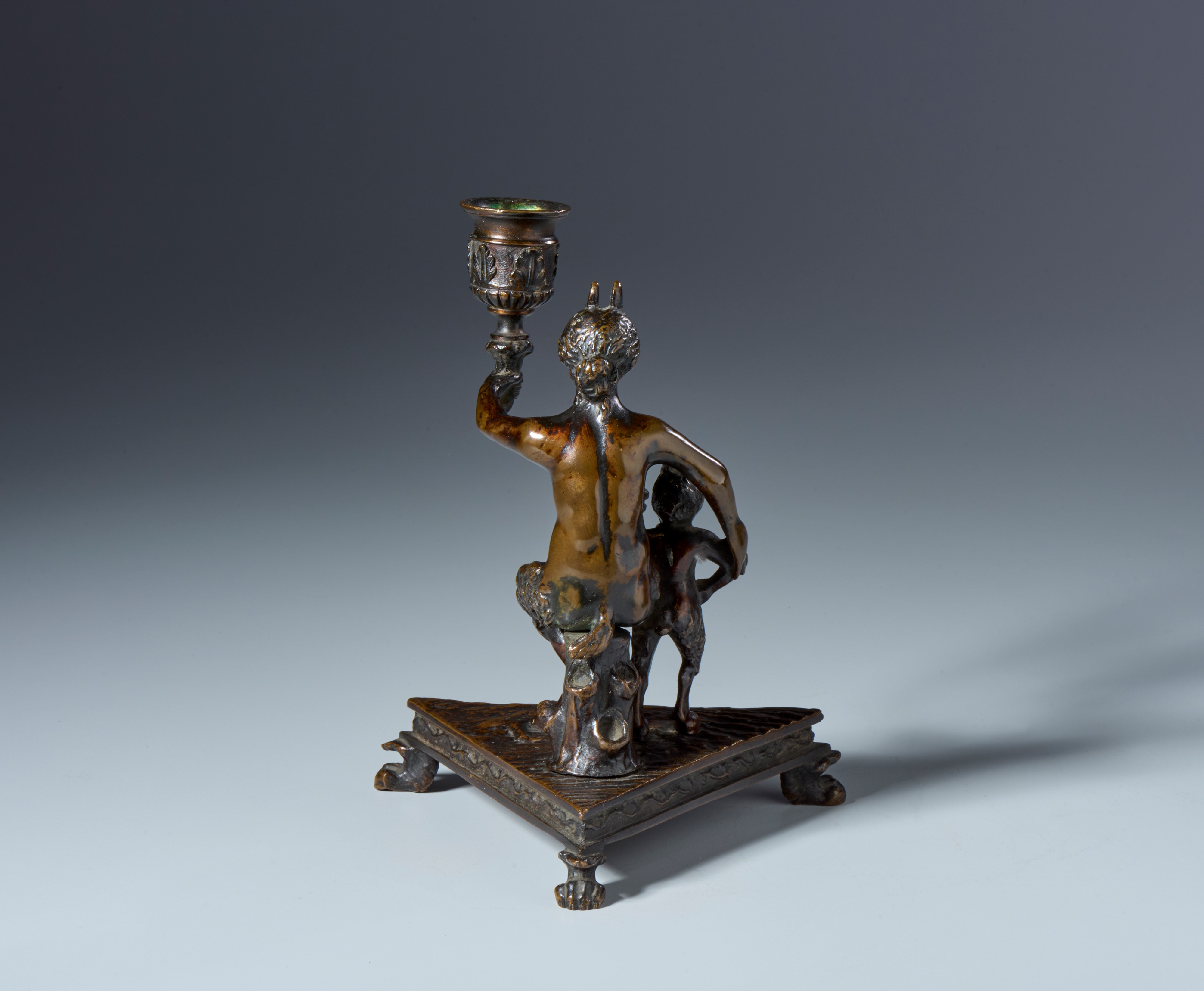 Satiressa con figlio. Severo Calzetta da Ravenna (Ravenna, 1465 c.a.-1543) Bottega di. XVI-XVII s...