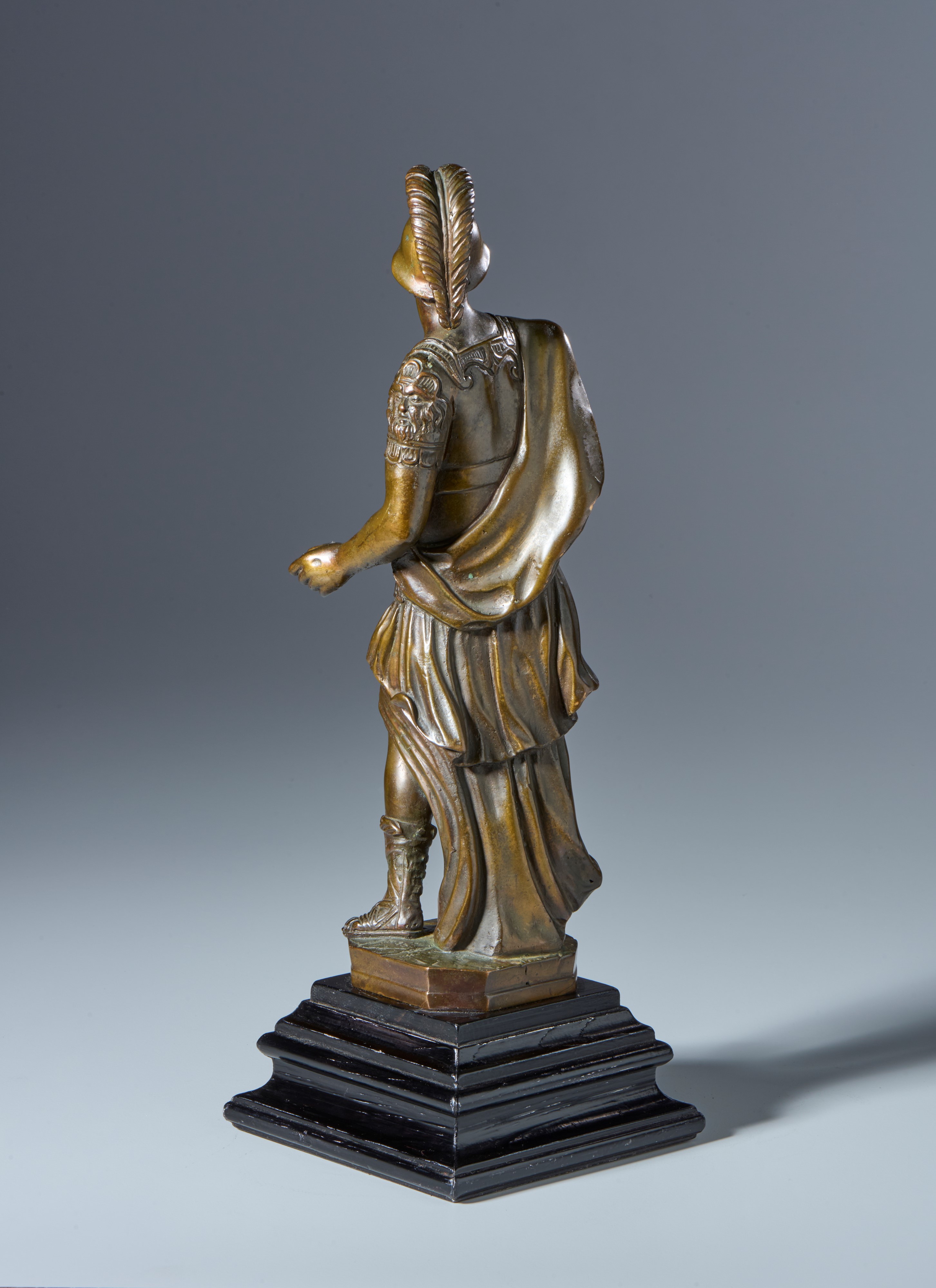 Minerva. Tiziano Aspetti, Bottega. XVI-XVII secolo. Bronzo patina trasparente dorata