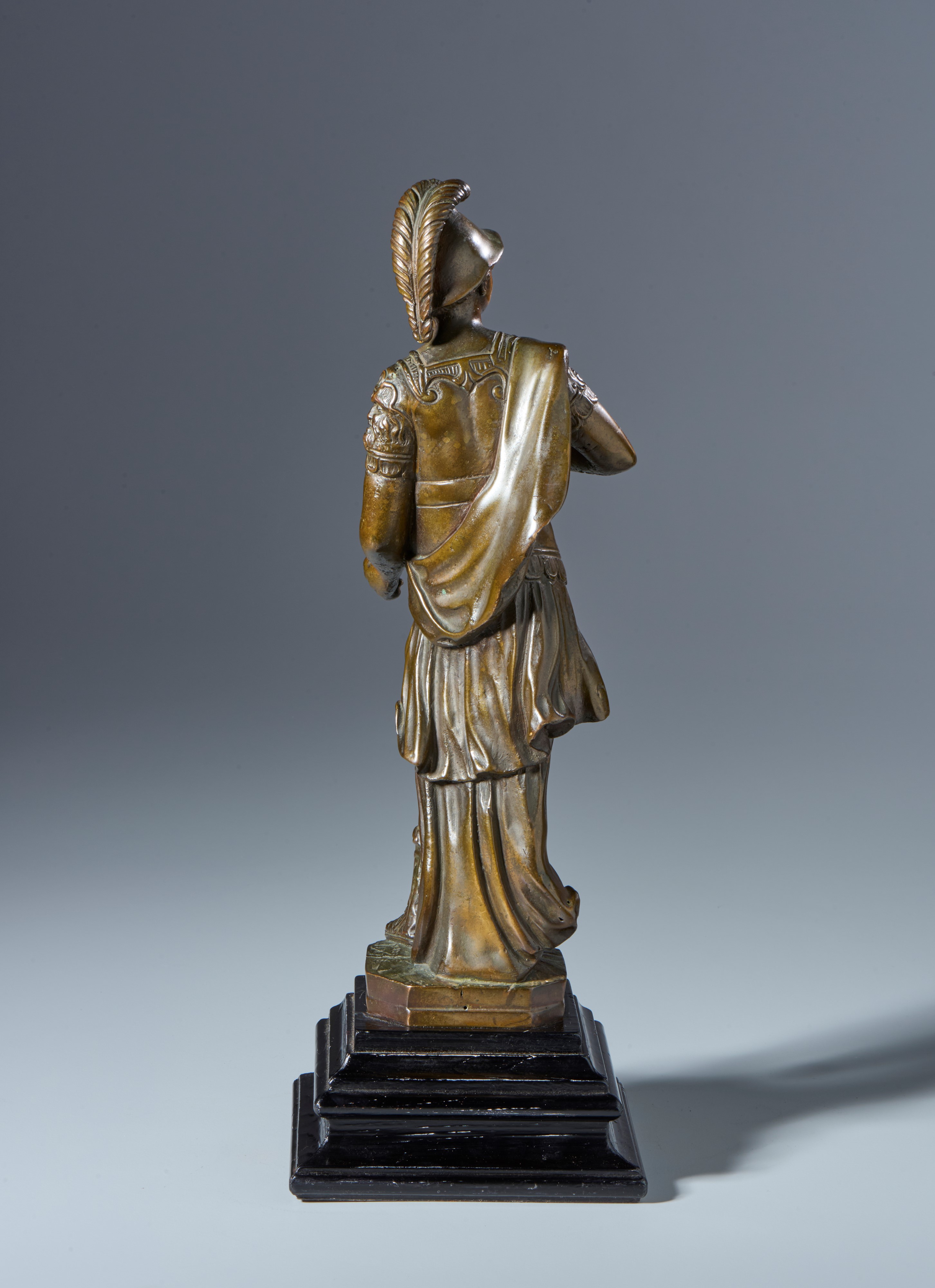 Minerva. Tiziano Aspetti, Bottega. XVI-XVII secolo. Bronzo patina trasparente dorata