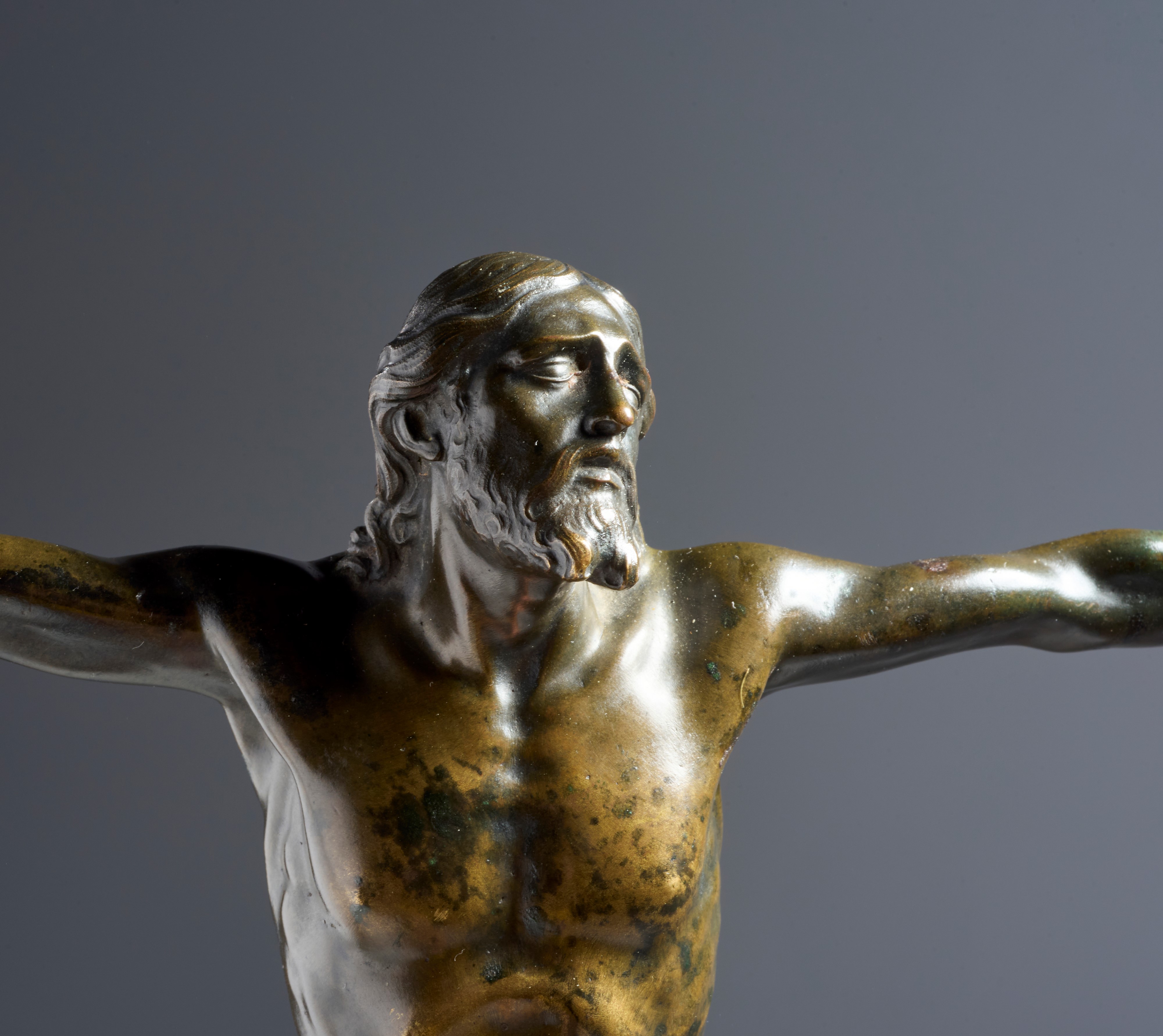 Cristo vivo. Ferdinando Tacca (Firenze 1619-1686) Scuola di. Probabilmente XVII secolo. Bronzo co...