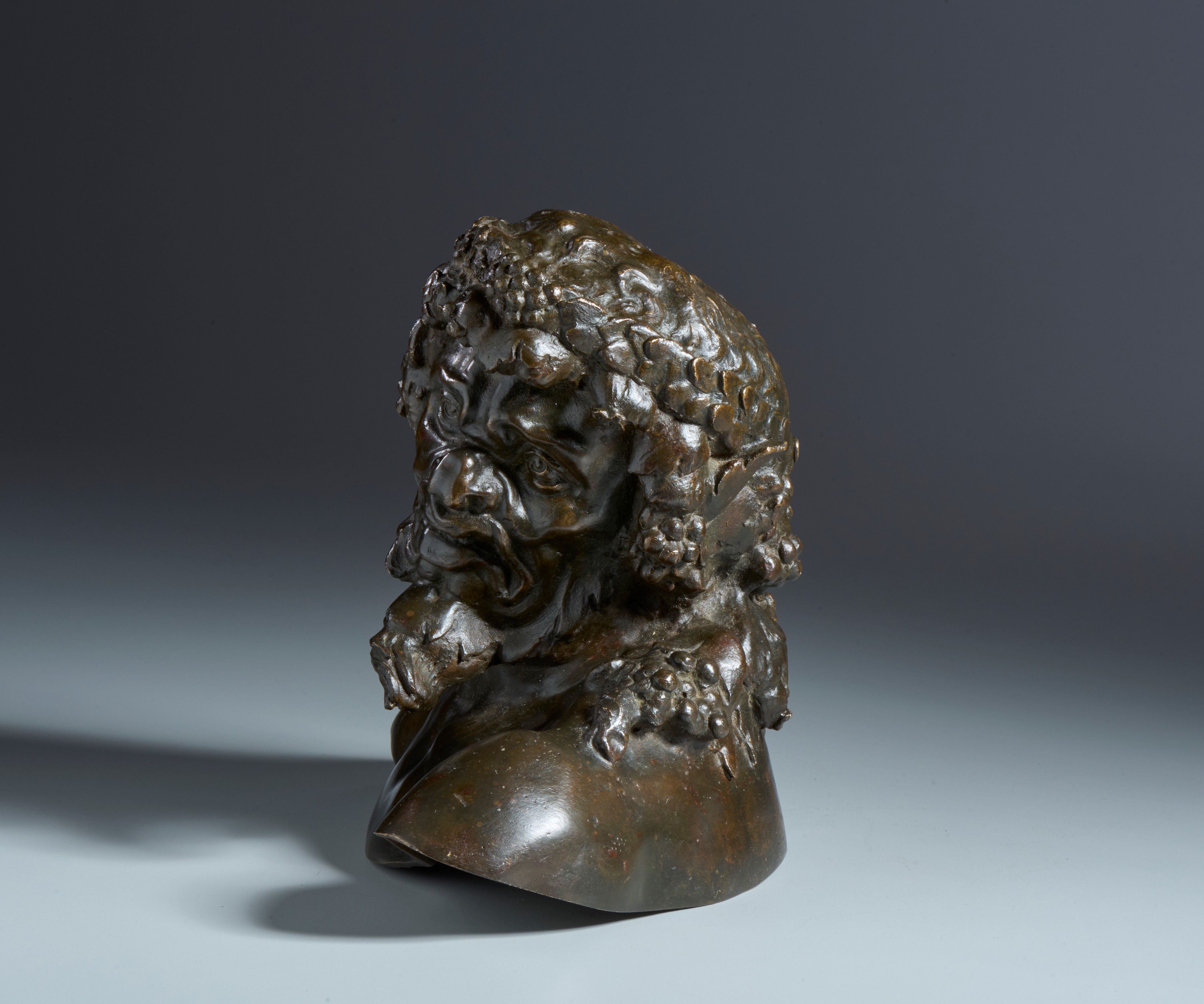 Uomo Bacchico. Adriaen de Vries (l'Aia, 1556- Praga, 1626) Dal modello di. XVI-XVII secolo? Accom...