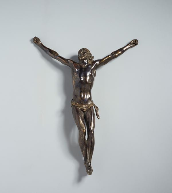 Christ, Living and Naked. Francesco Mochi (Montevarchi, 1580-Rome 1654). Attributed. 17th century. Patinated bronze. 