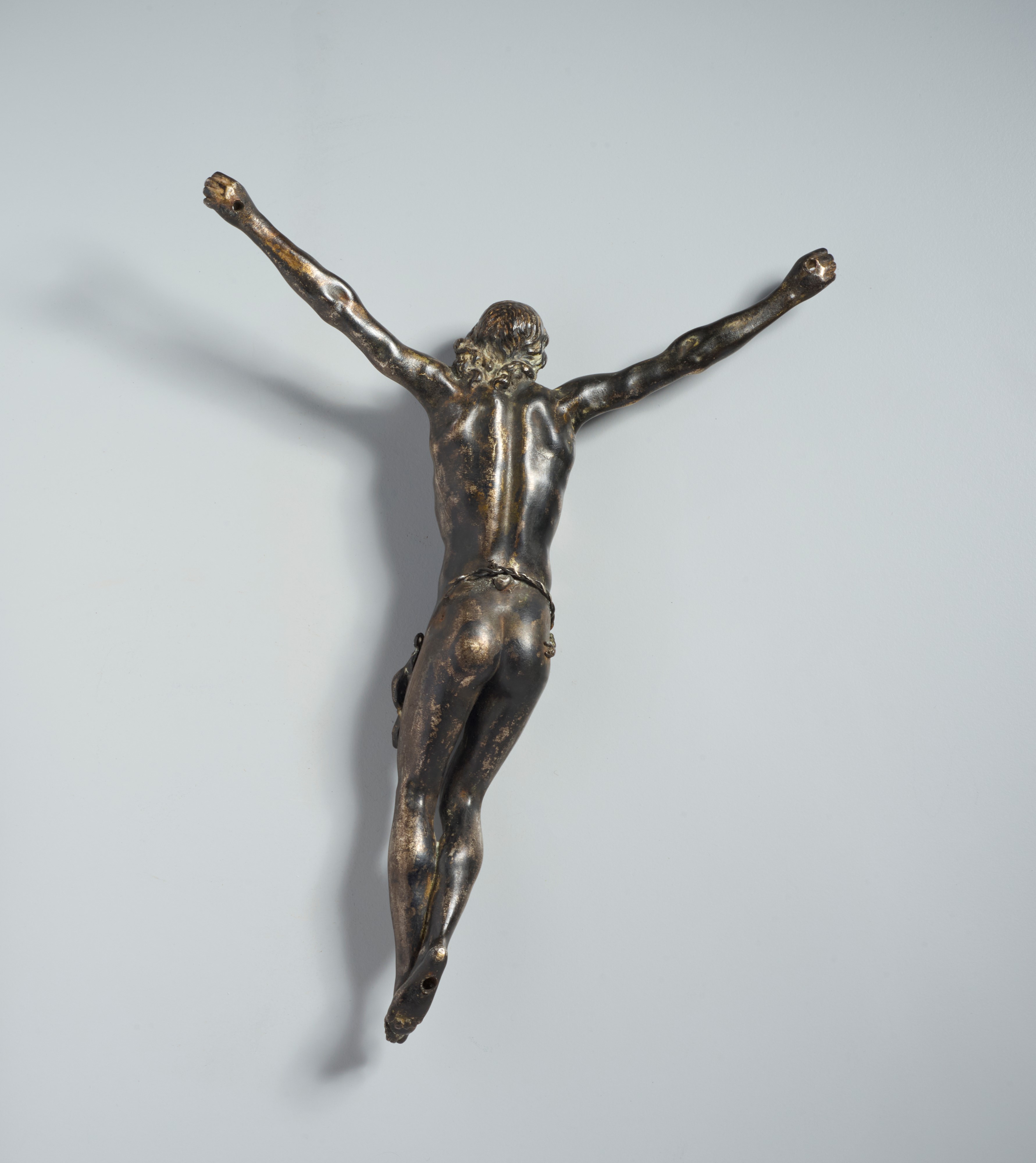 Cristo vivo nudo. Francesco Mochi (Montevarchi,1580-Roma 1654) Attribuito. XVII secolo. Bronzo pa...