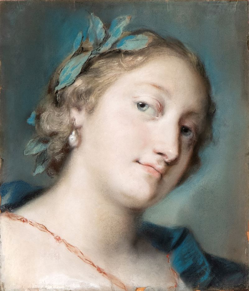Ritratto di giovane gentildonna coronata di lauro (Faustina Bordoni?)