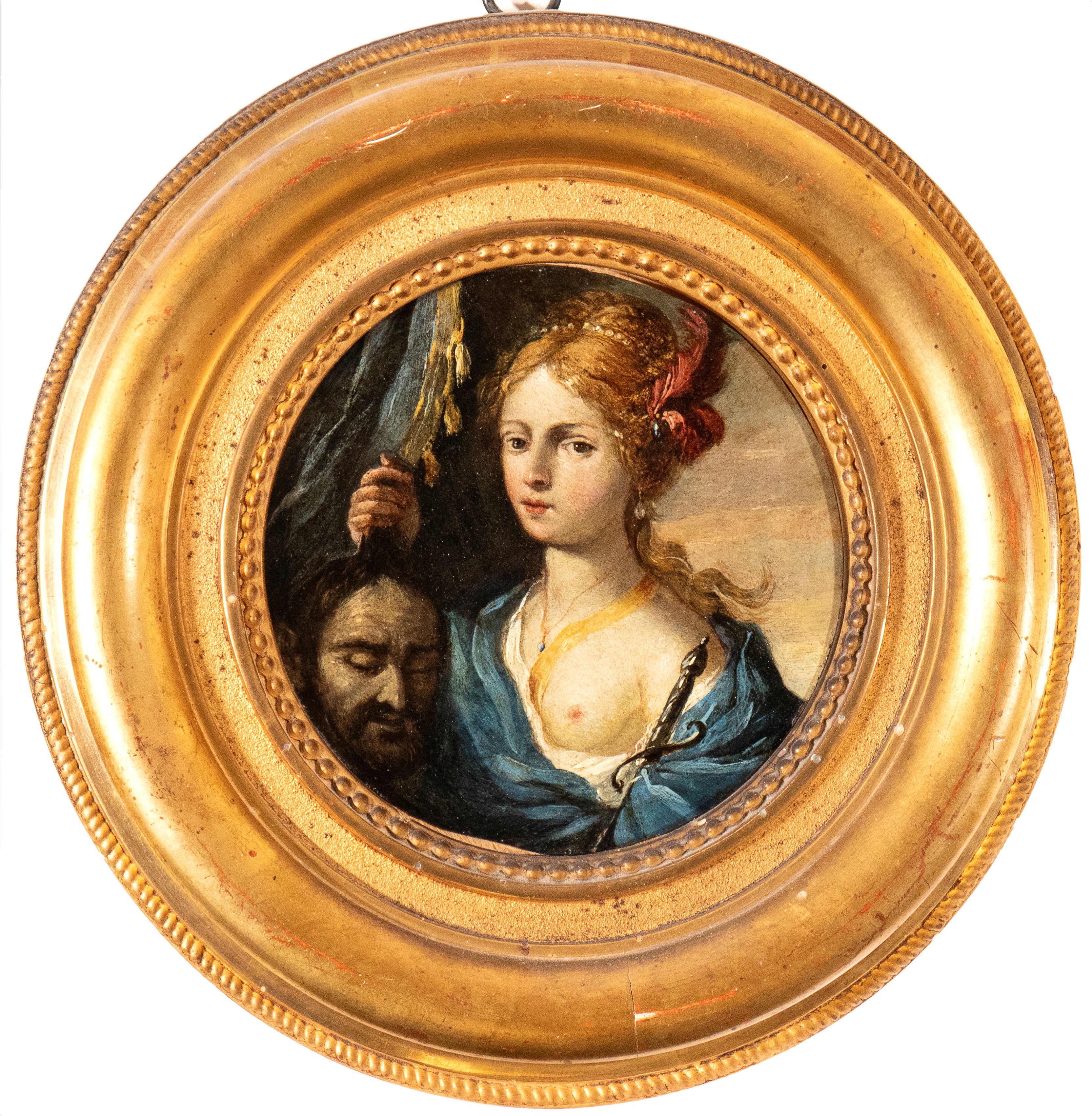 a) Giuditta con la testa di Oloferne; b) Erodiade con la testa del Battista. Coppia di dipinti