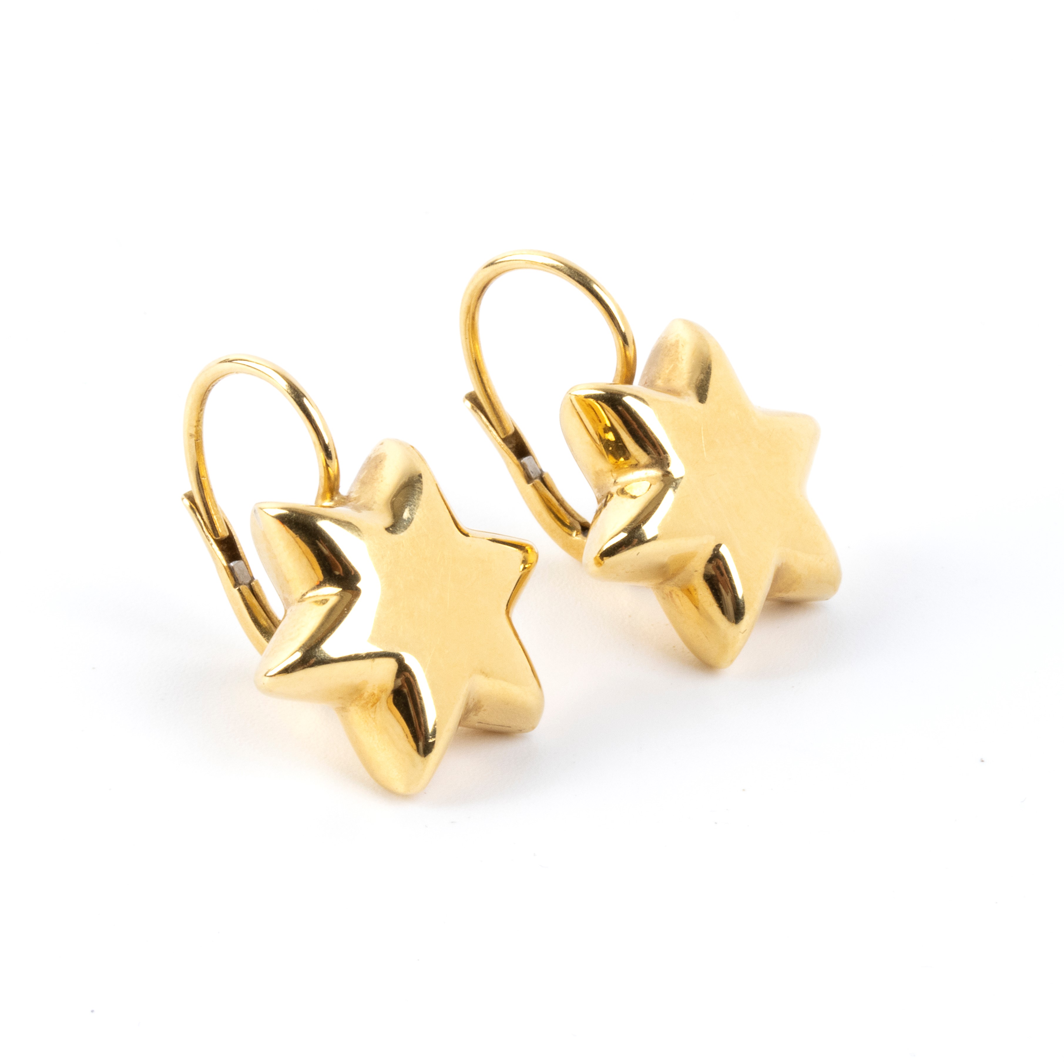Schreiber Milano - Parure in oro giallo 18 carati, composta da collana, orecchini e anello