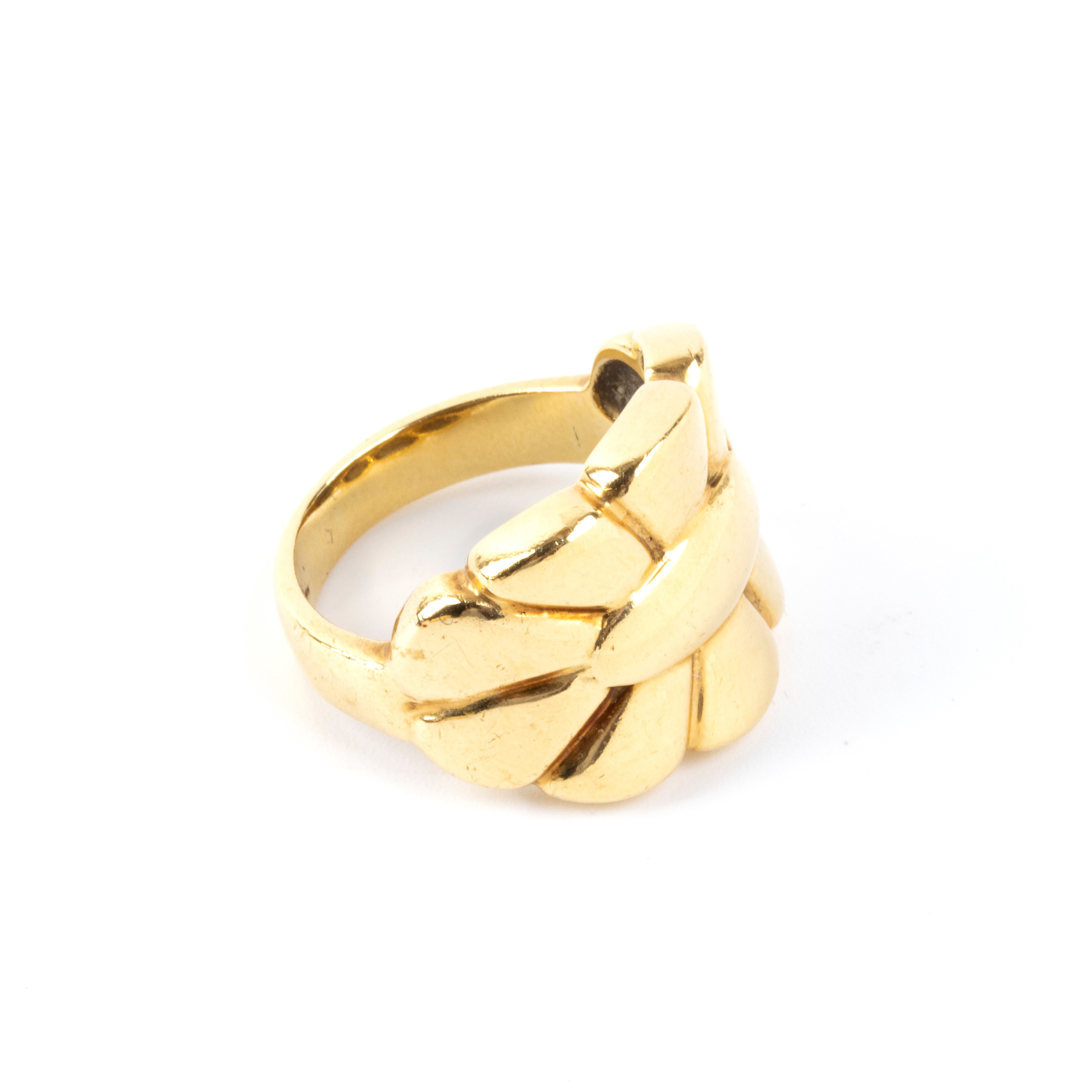 Schreiber Milano - Parure in oro giallo 18 carati, composta da collana, orecchini e anello
