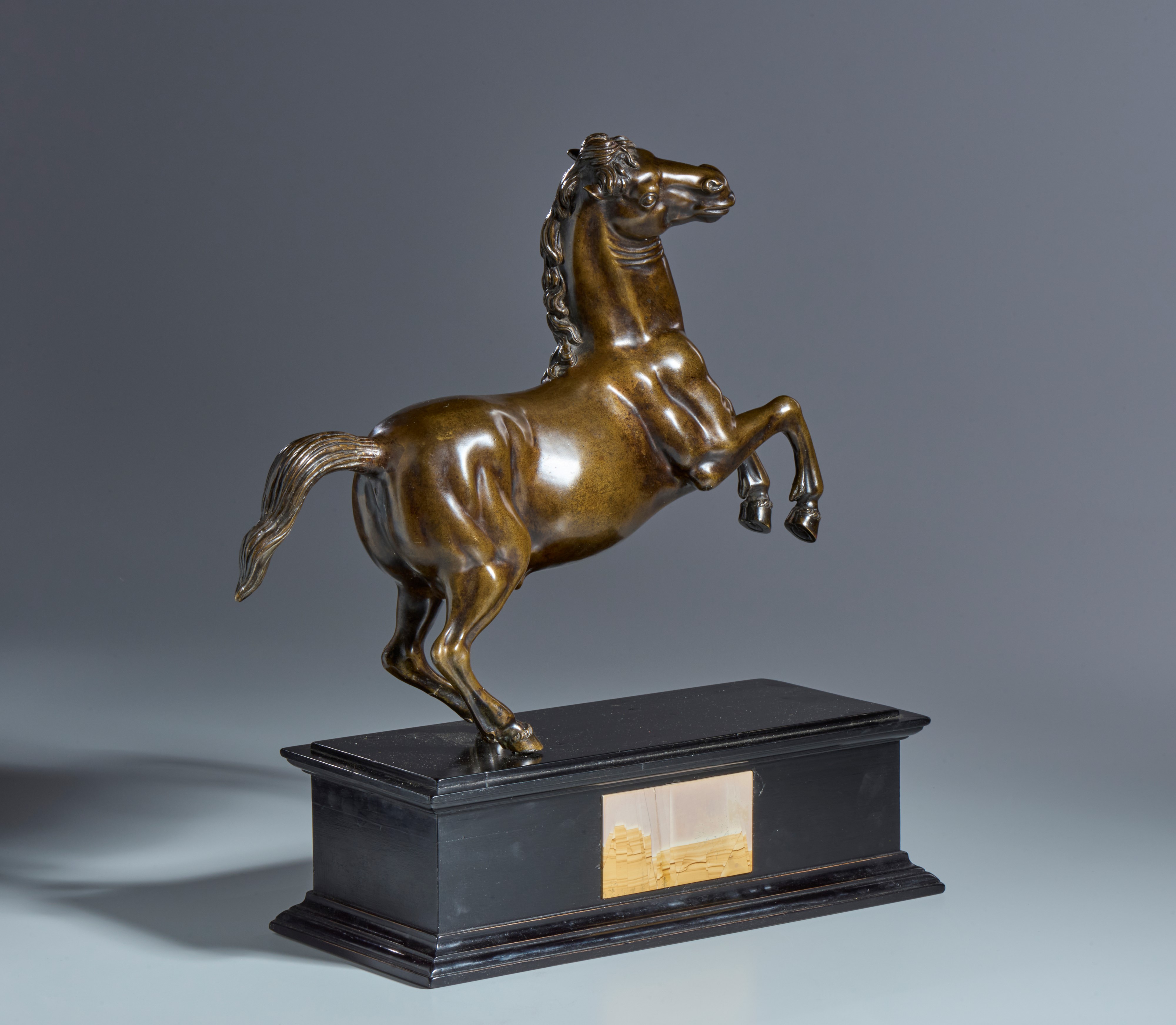 Cavallo rampante. Francesco Fanelli (Firenze, 1577- Parigi? 1663) Ambito di. XVII-XVIII secolo. B...