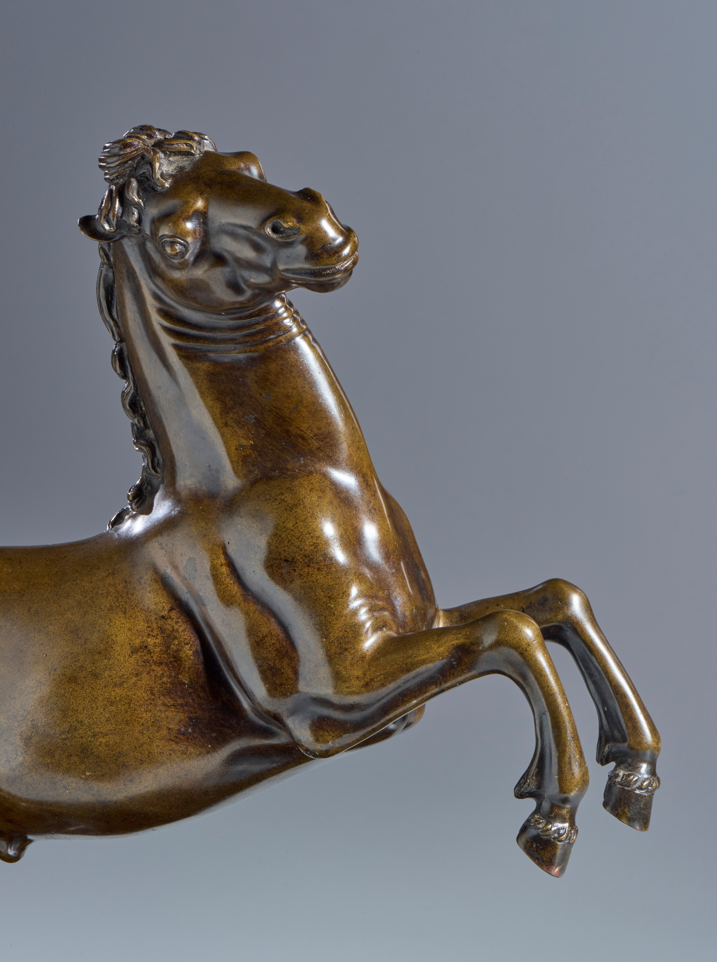 Cavallo rampante. Francesco Fanelli (Firenze, 1577- Parigi? 1663) Ambito di. XVII-XVIII secolo. B...