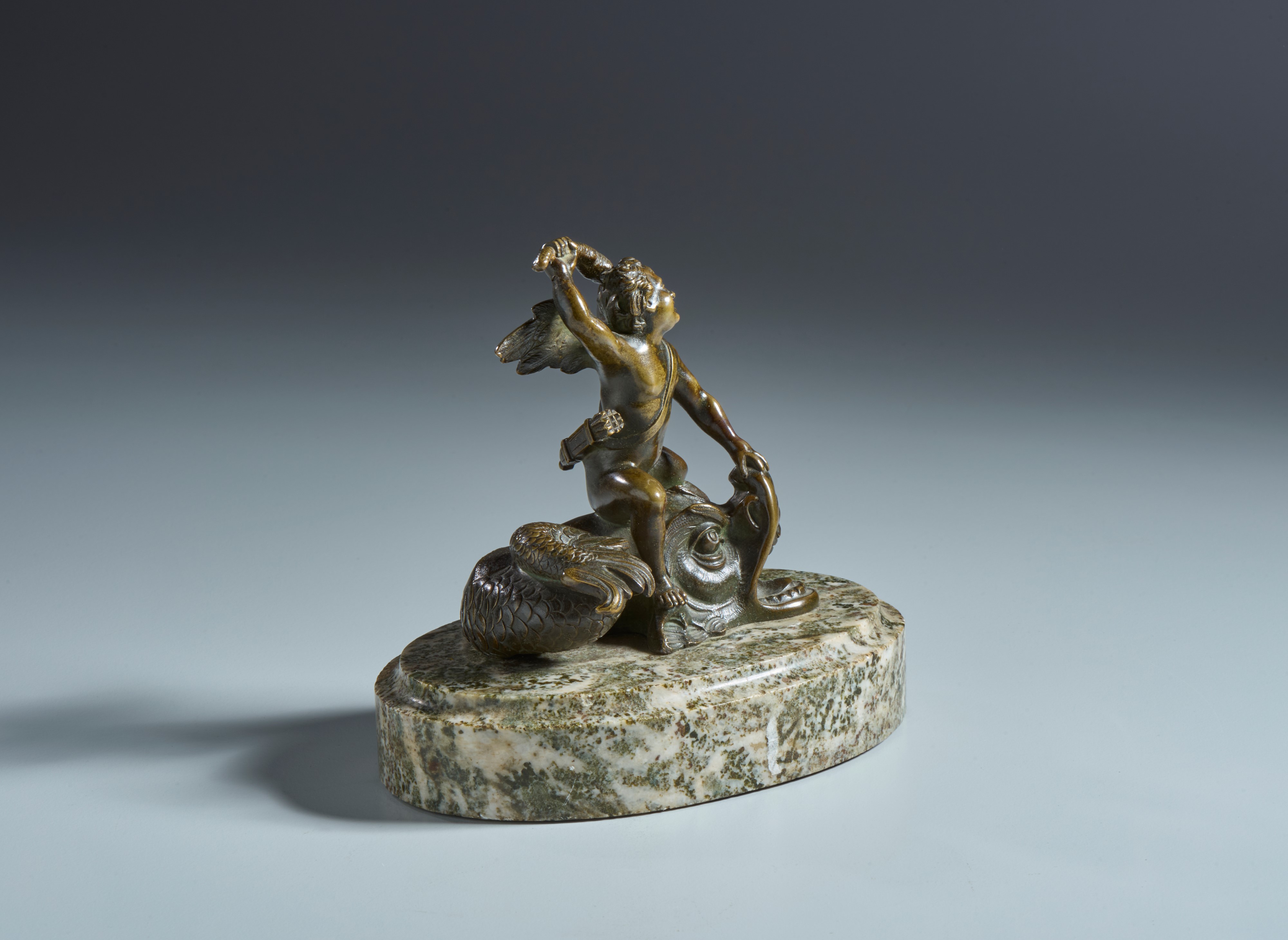 Amorino che cavalca un delfino. Francesco Fanelli (Firenze, 1577-Parigi ?, 1663) Scuola di. Proba...