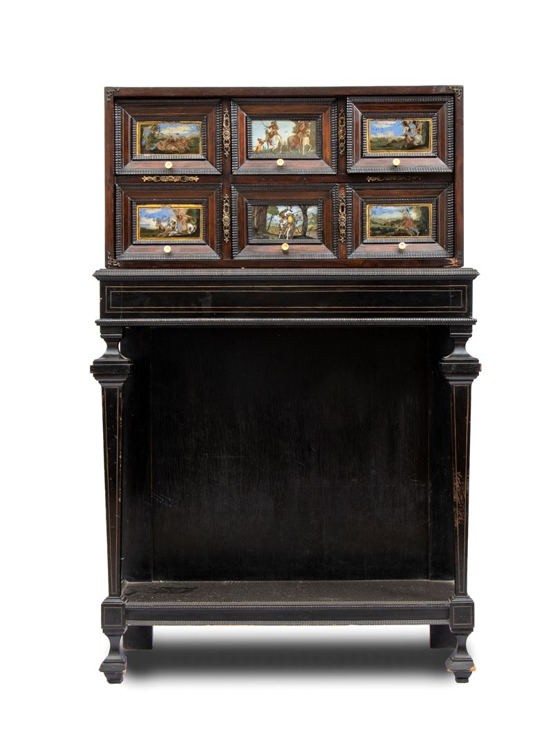 Monetiere romano con base, fine XVII–inizio XVIII secolo