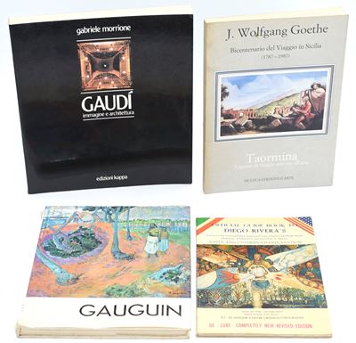 Catalogo d’arte europee, quattro volumi (Goethe, Morrione, Vallier, R. S. Silva)