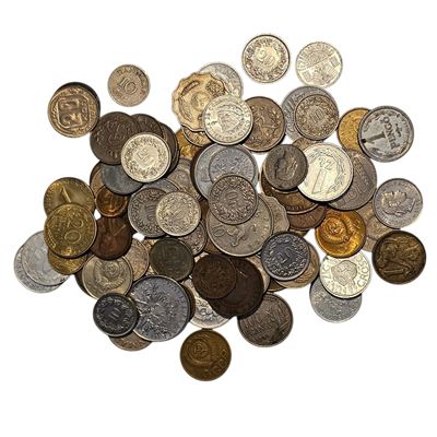 Estere. Lotto di Varie Monete di Varie Nazionalità ed Epoche. Metalli e Conservazioni Varie.