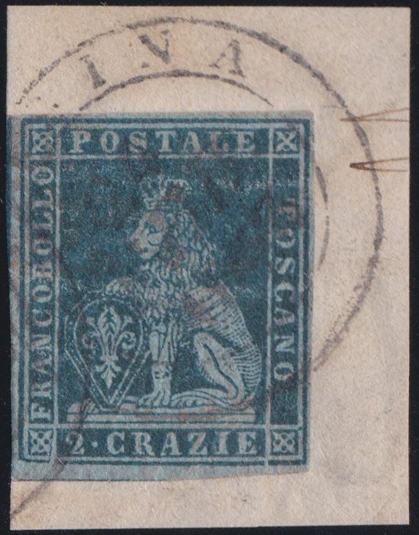 Tuscany - Cancellations, Ruosina (pt.R1)  - Auction STAMPS AND POSTAL HISTORY - Bertolami Fine Art - Casa d'Aste