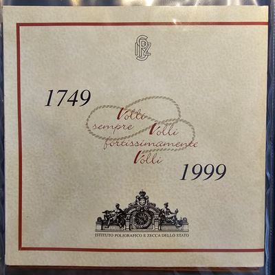 Repubblica Italiana. Raccoglitore 8 Serie Divisionali da 1994 a 2001 con 16 Argenti. Fdc