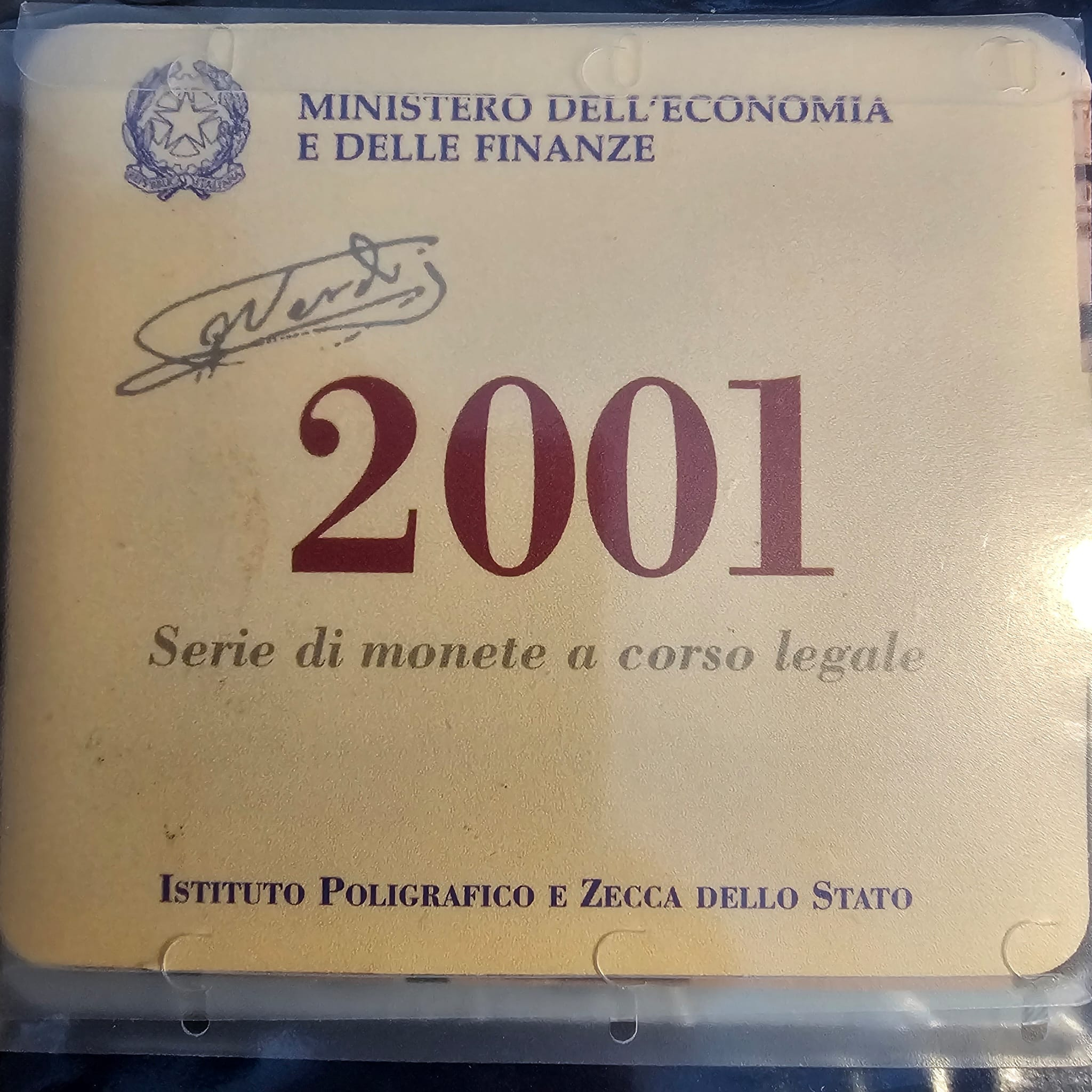 Repubblica Italiana. Raccoglitore 8 Serie Divisionali da 1994 a 2001 con 16 Argenti. Fdc