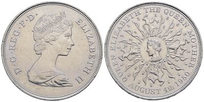 Inghilterra. Elisabetta II (1952-2022). 25 Pence 1980. Cn. Km 921. Qfdc