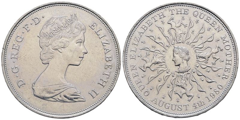 Inghilterra. Elisabetta II (1952-2022). 25 Pence 1980. Cn. Km 921. Qfdc