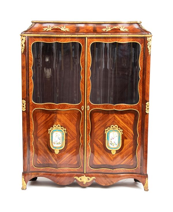 MASSON - French Transition-style display cabinet by Masson
