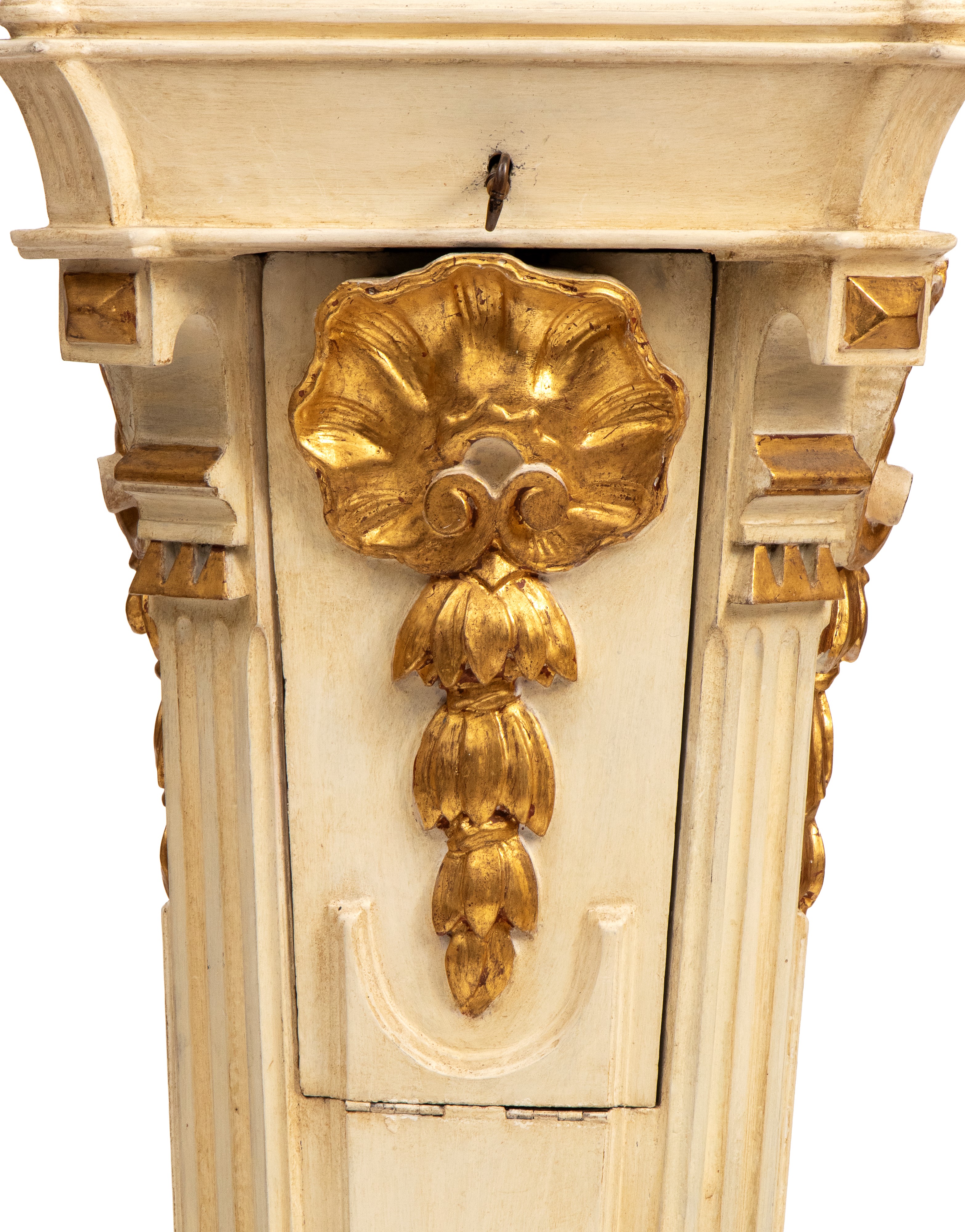 Colonna laccata e dorata in stile Luigi XVI, Italia, XX secolo