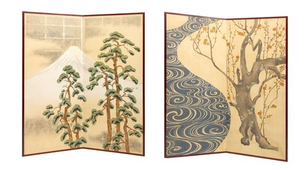 Pair of Byōbu Screens