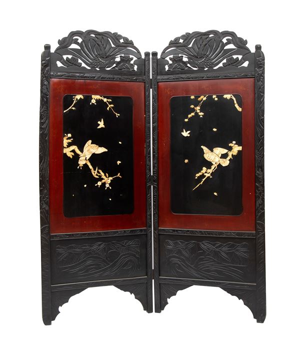Two-panel screen 