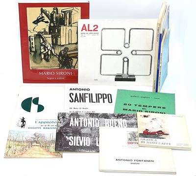 Mario Sironi e altri autori, Novecento italiano: grafica, opere su carta e monografie (12 volumi)