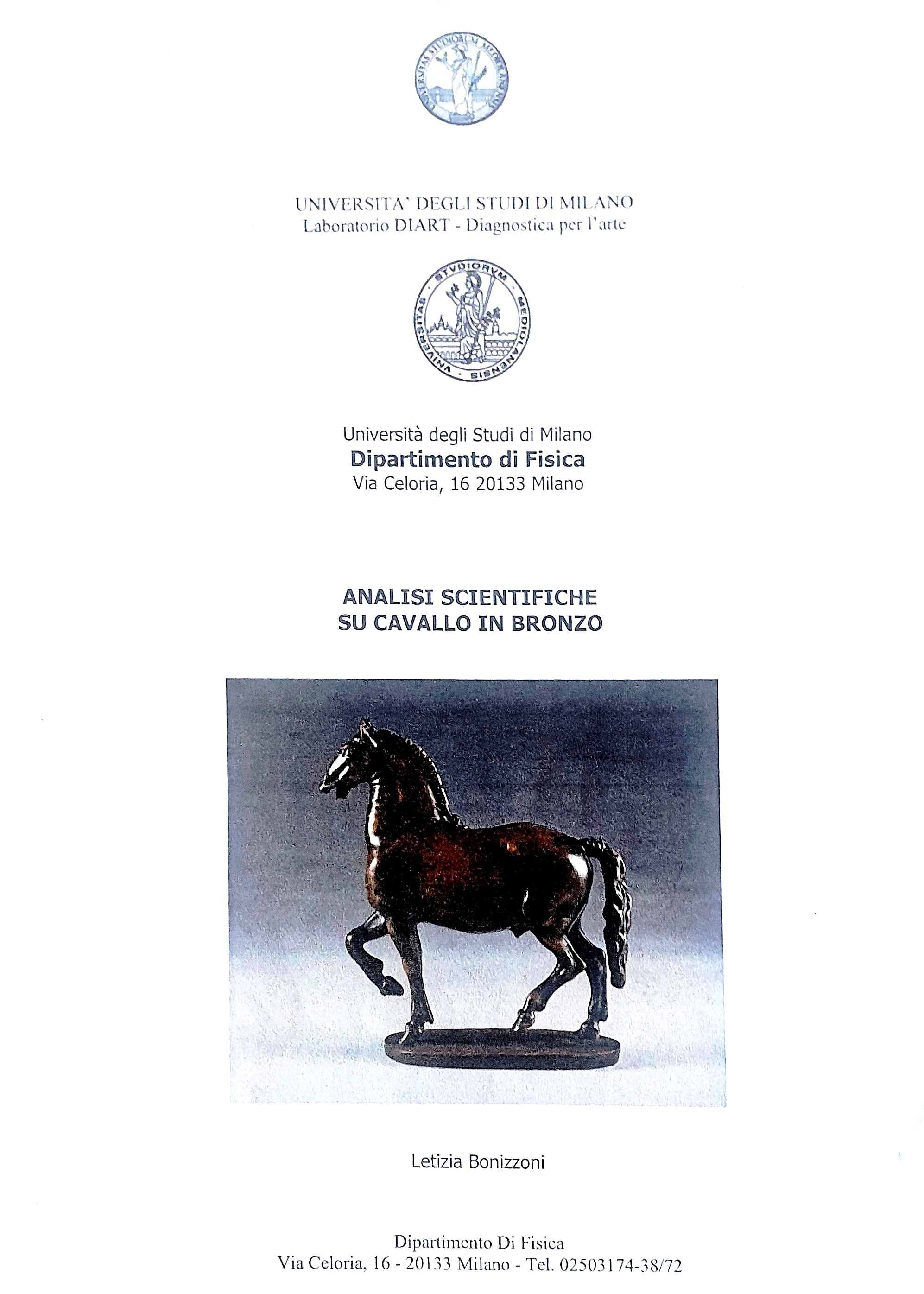 Giambologna, Cavallo al passo, bronzo con lacca rossa trasparente