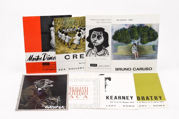 Aca Gallery - Roma (8 depliant)  - Auction ART AND ARTISTS' BOOKS FROM THE MARIO PADOVAN'S LIBRARY - Bertolami Fine Art - Casa d'Aste