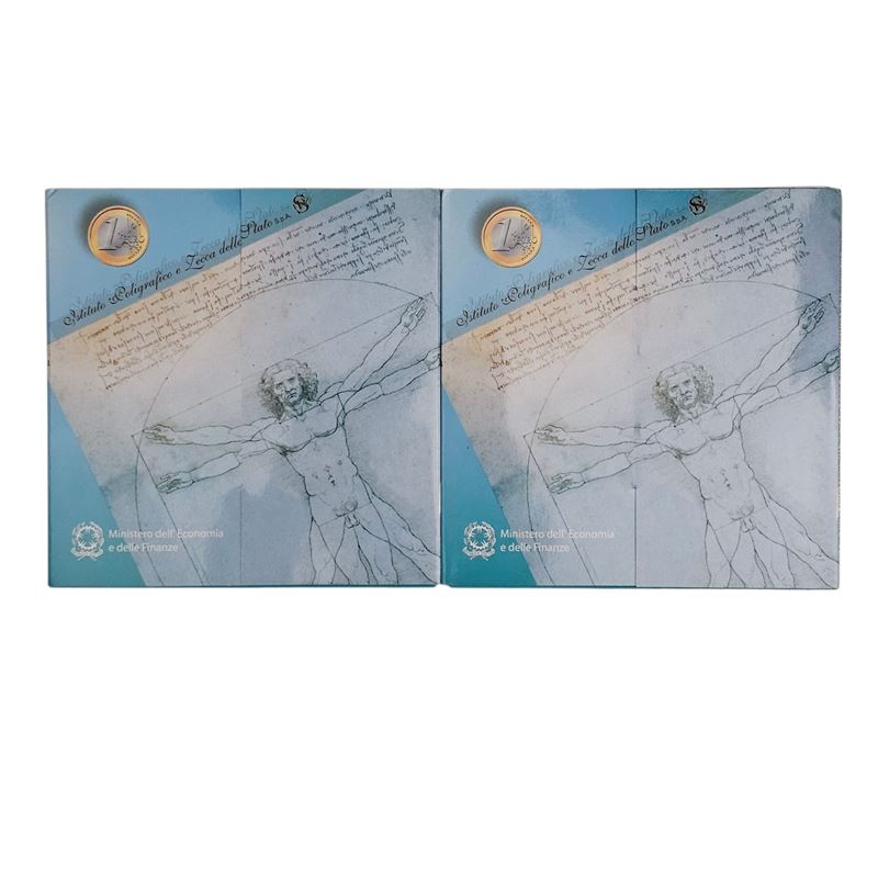 Repubblica Italiana. Lotto di 2 Serie Divisionali Euro 2003 con 5 Euro Argento. Fdc