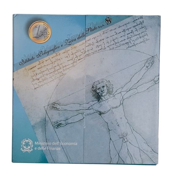 REPUBBLICA ITALIANA. Serie divisionale EURO 2003 con 5 euro argento. FDC