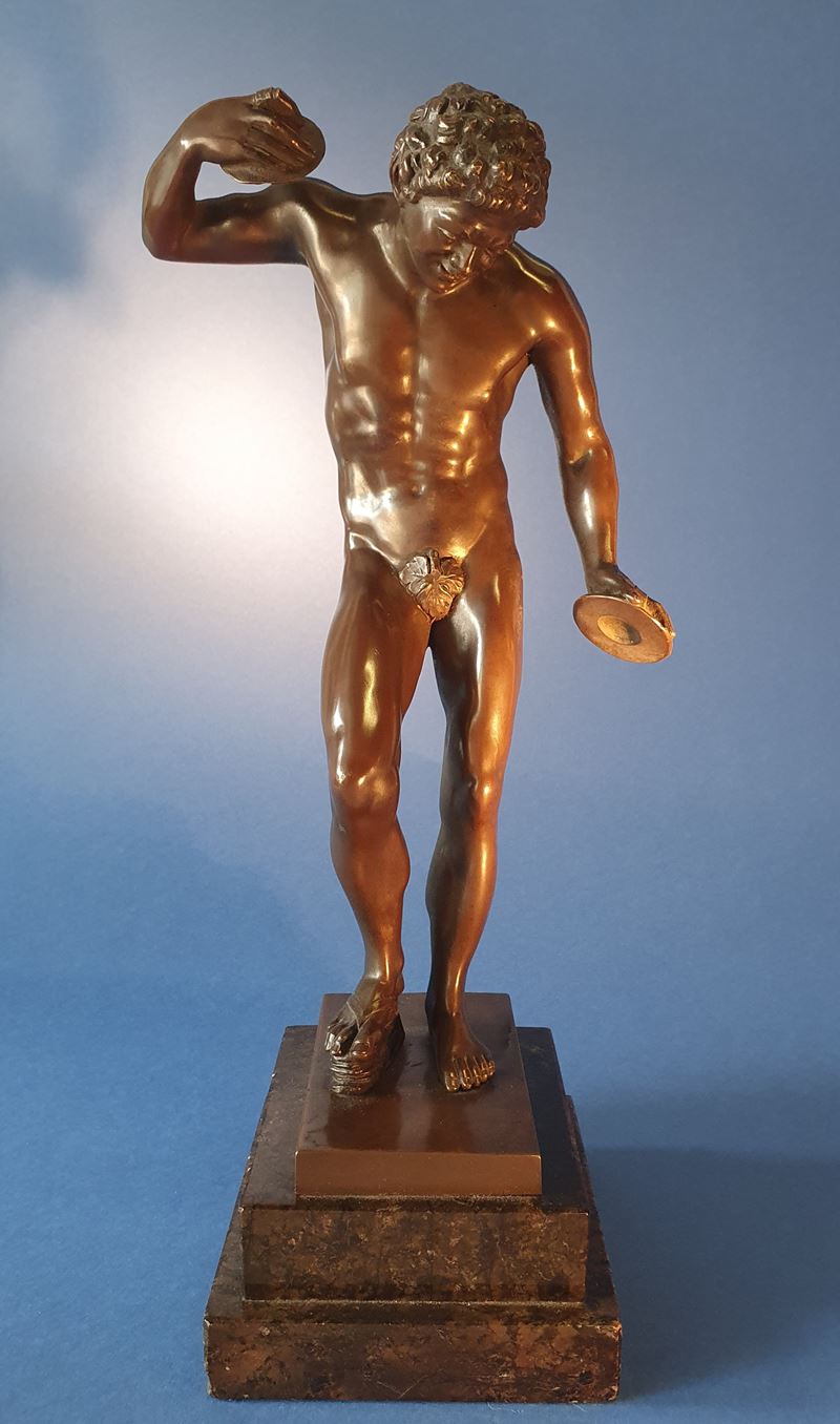 Satiro danzante. Dal modello di Massimiliano Soldani Benzi ( Montevarchi, 1656-1740). Dall'antico...