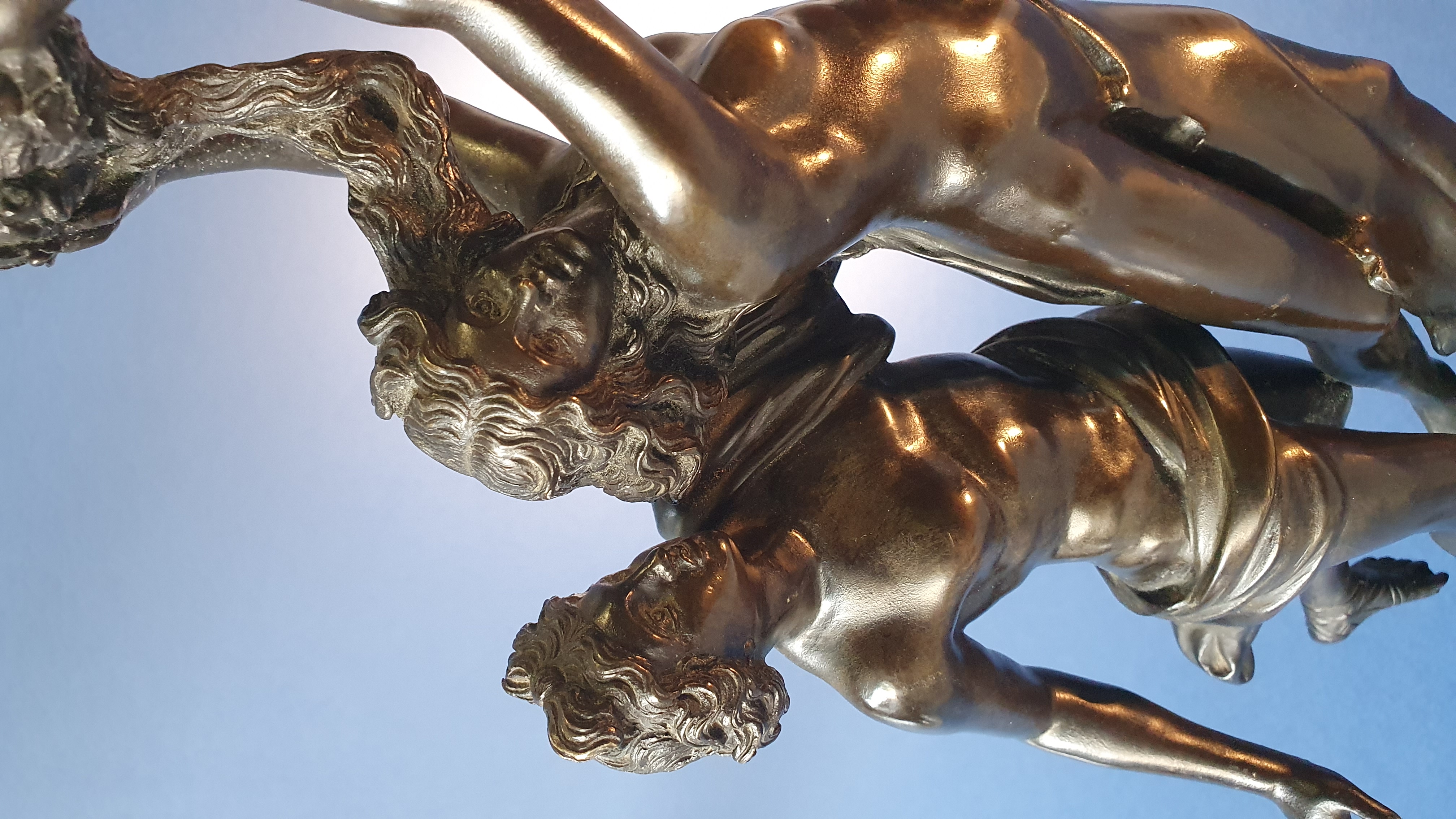 Apollo e Dafne. Dal modello di Gianlorenzo Bernini (Napoli, 1589-Roma, 1680). Bronzo con patina t...