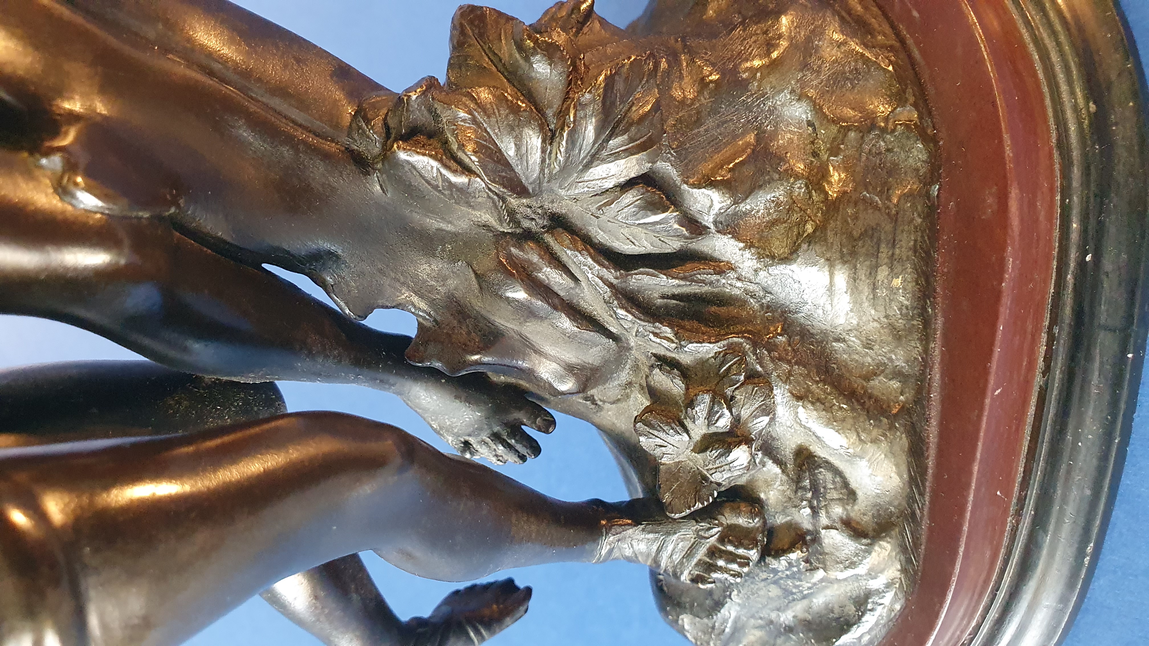 Apollo e Dafne. Dal modello di Gianlorenzo Bernini (Napoli, 1589-Roma, 1680). Bronzo con patina t...