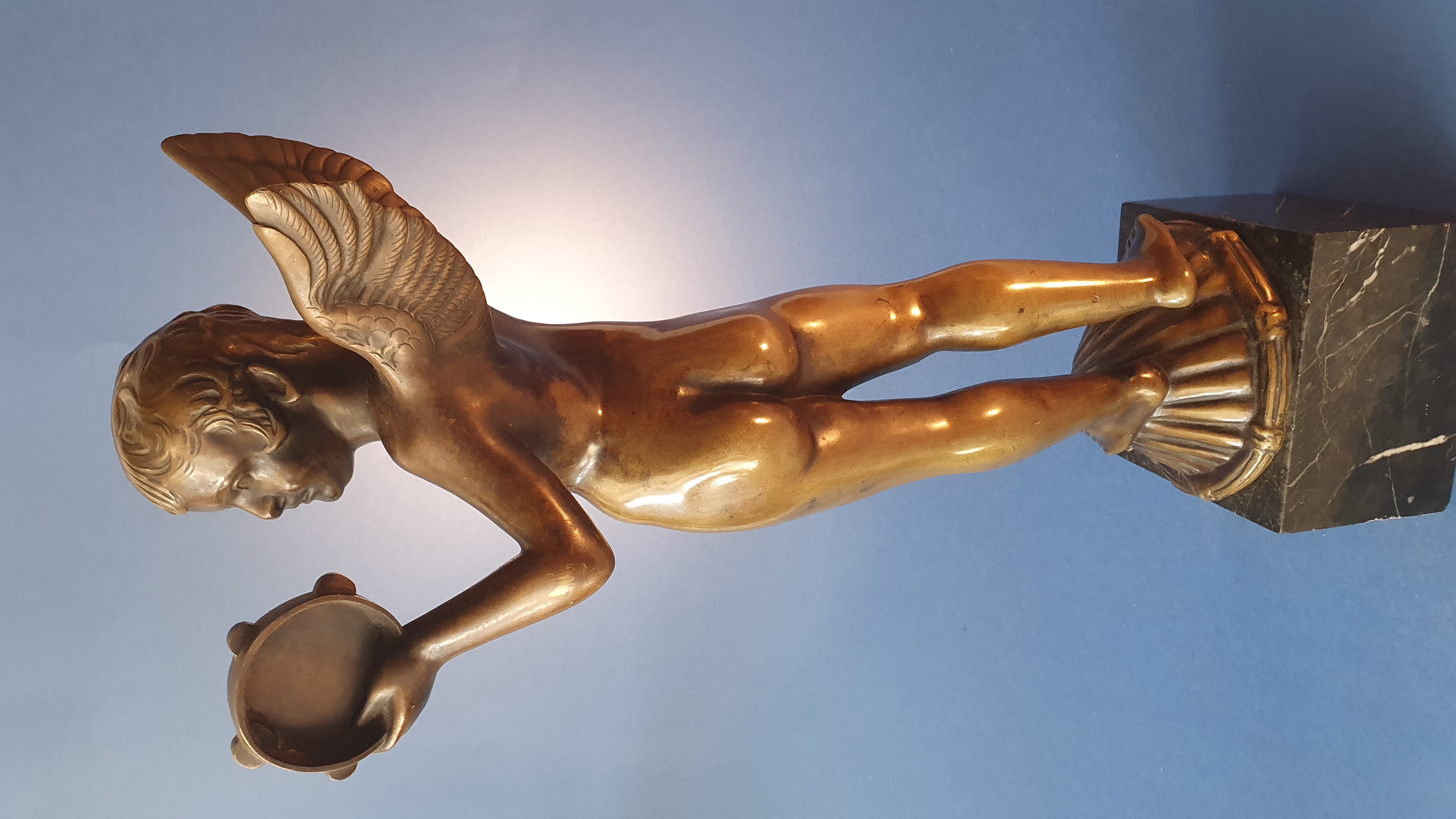 Spiritello. Dal modello di Donatello. Anonima fonderia, XIX secolo. Bronzo, patina trasparente no...