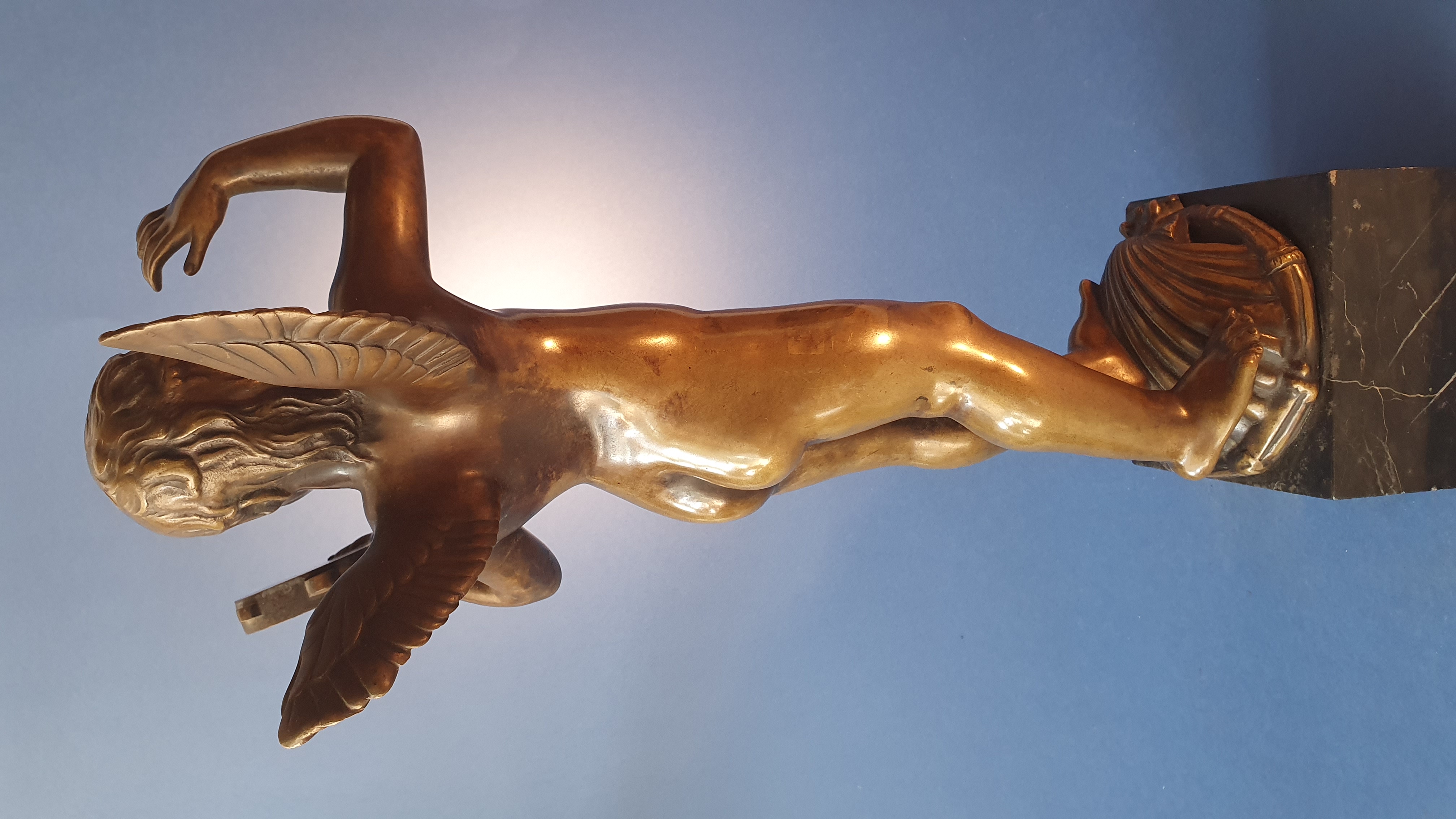 Spiritello. Dal modello di Donatello. Anonima fonderia, XIX secolo. Bronzo, patina trasparente no...