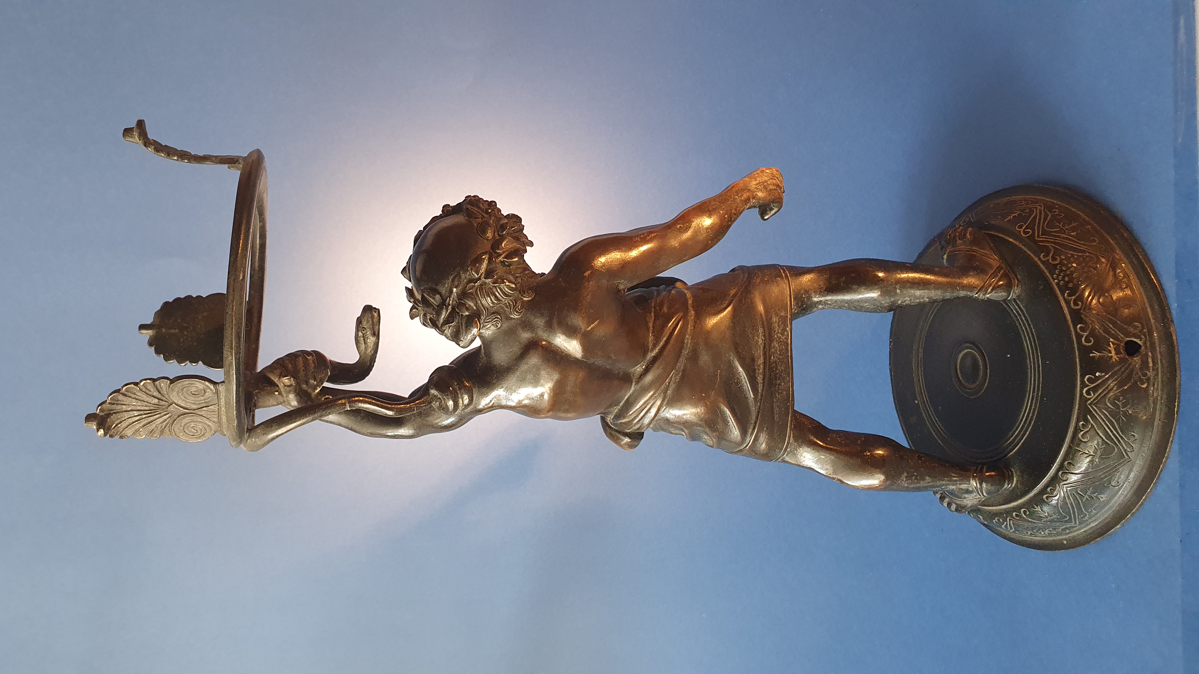 Sileno. Fonderia Chiurazzi attr. Napoli, XIX secolo. Bronzo con patina nera.