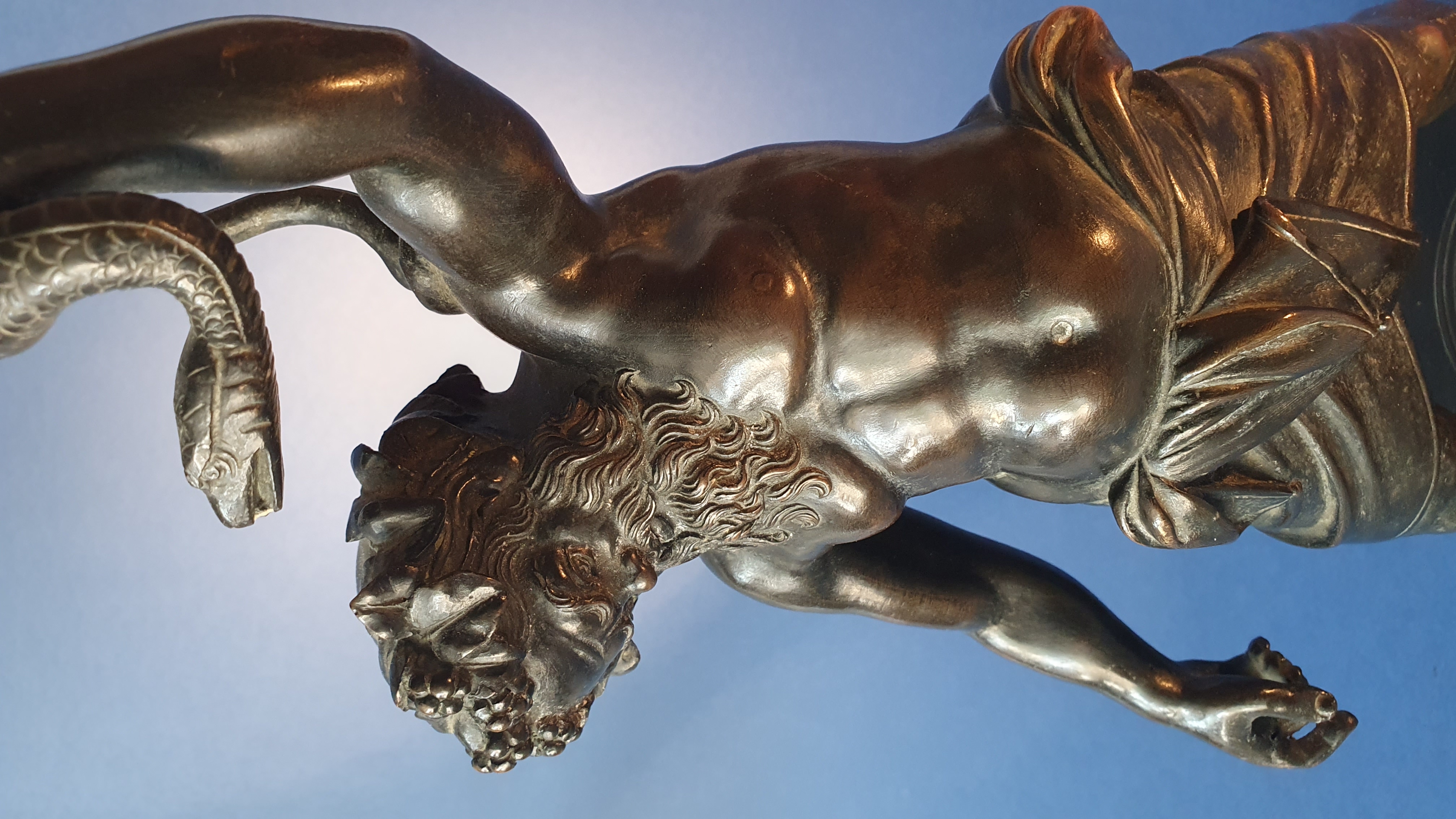 Sileno. Fonderia Chiurazzi attr. Napoli, XIX secolo. Bronzo con patina nera.