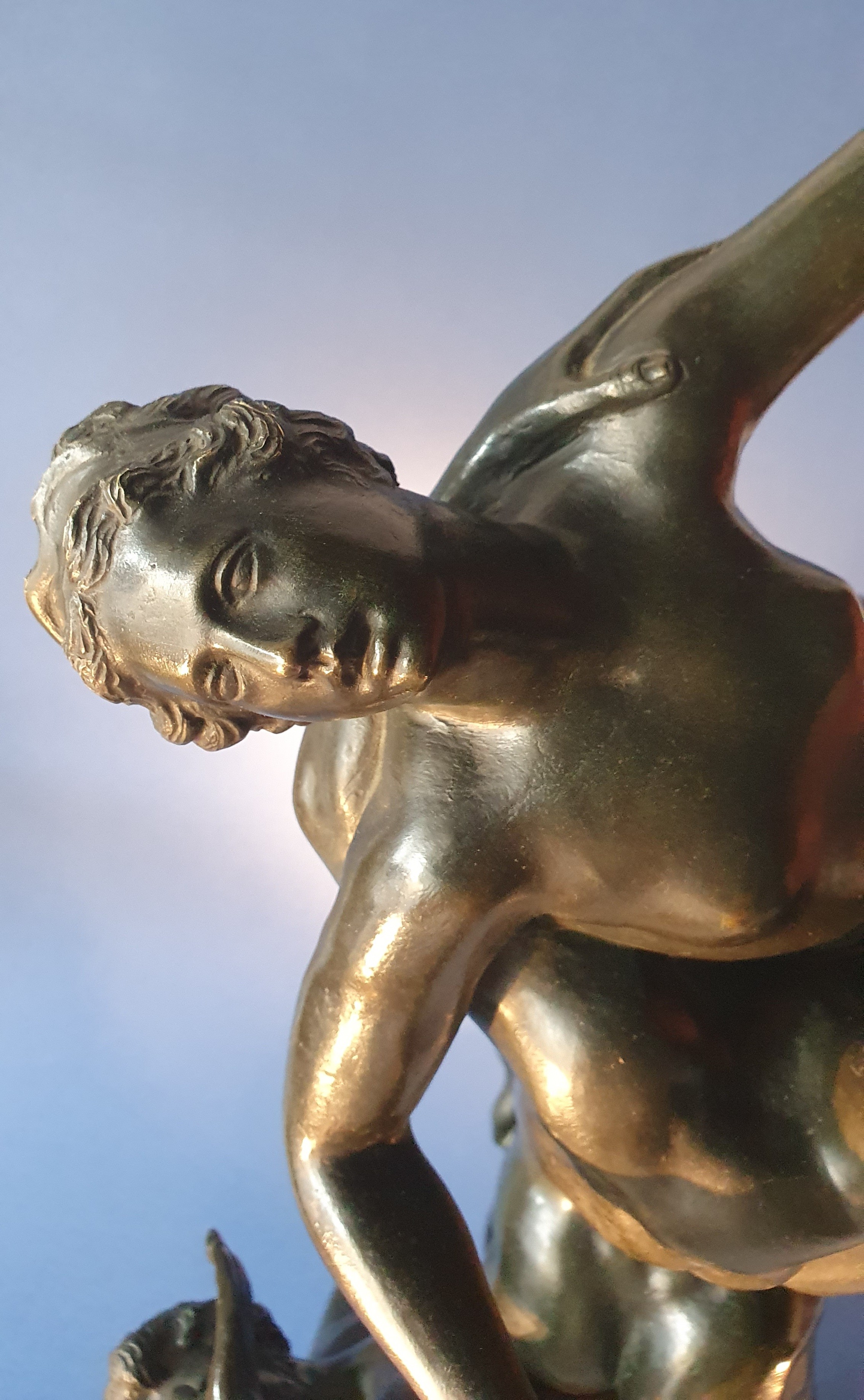 Ratto delle Sabine. Dal modello di Giambologna. Periodo Neoclassico. XVIII-XIX secolo. Bronzo pat...