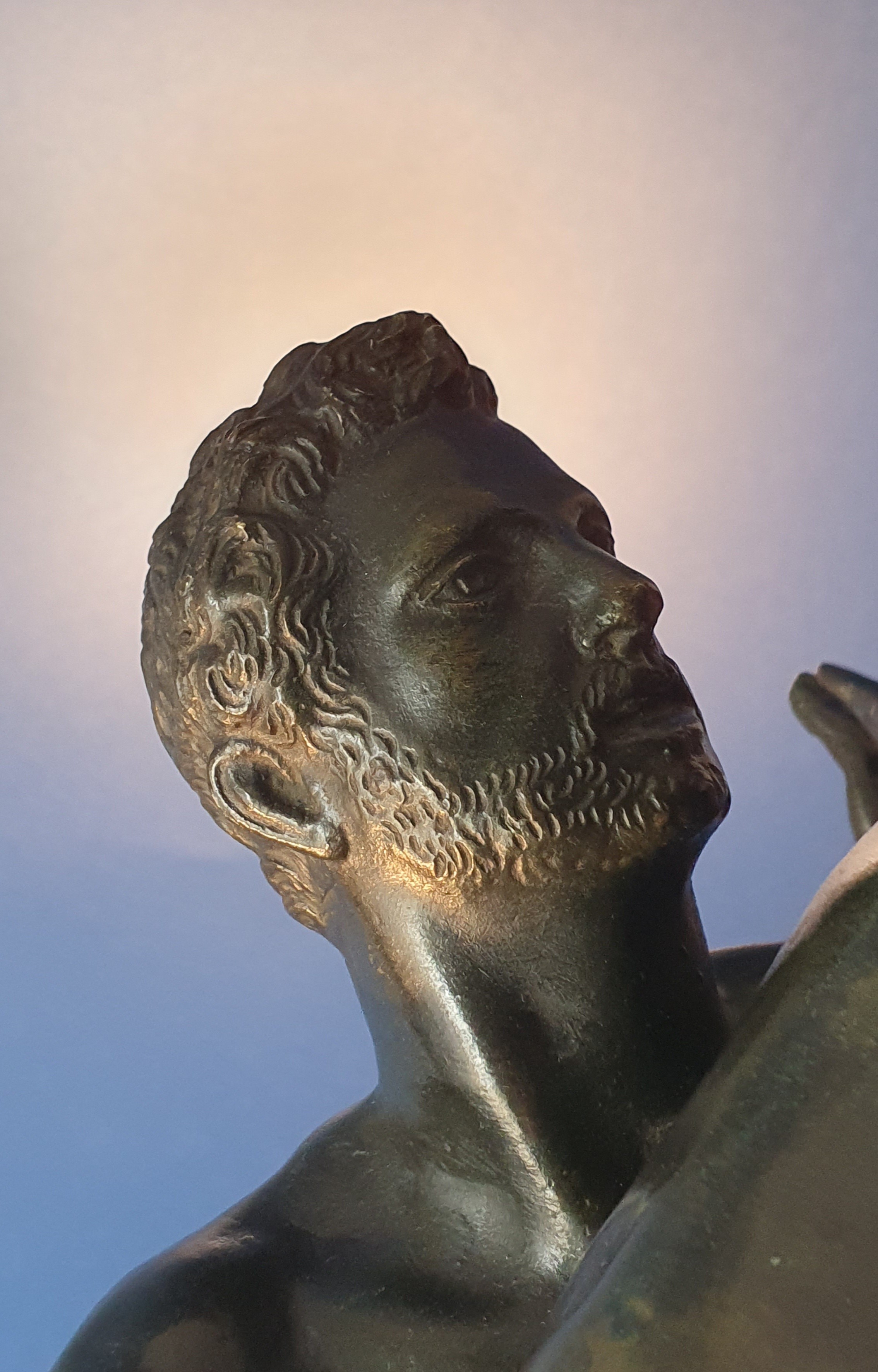 Ratto delle Sabine. Dal modello di Giambologna. Periodo Neoclassico. XVIII-XIX secolo. Bronzo pat...
