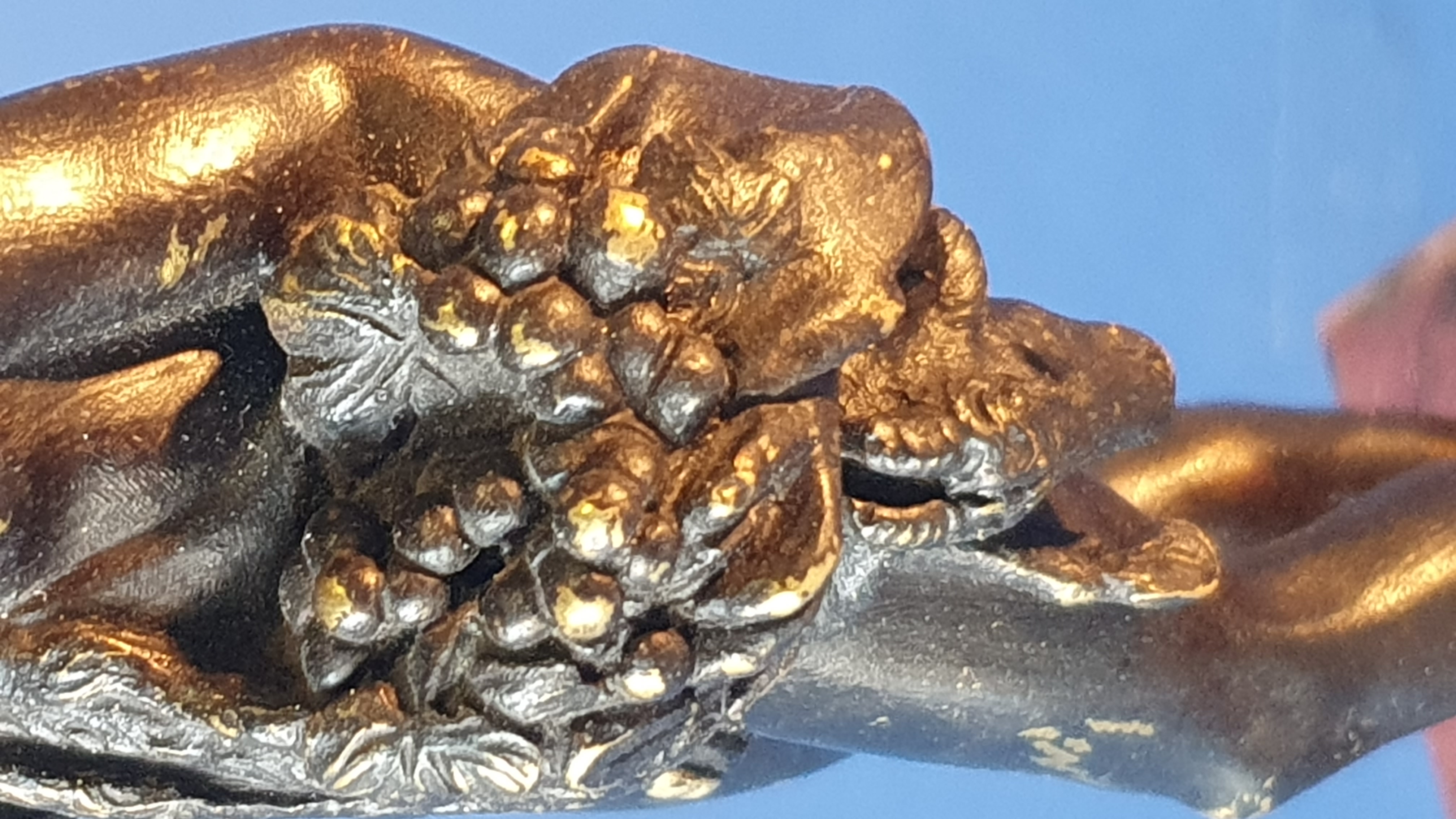 Bacco. XVIII-XIX secolo. Patina nera bituminosa.