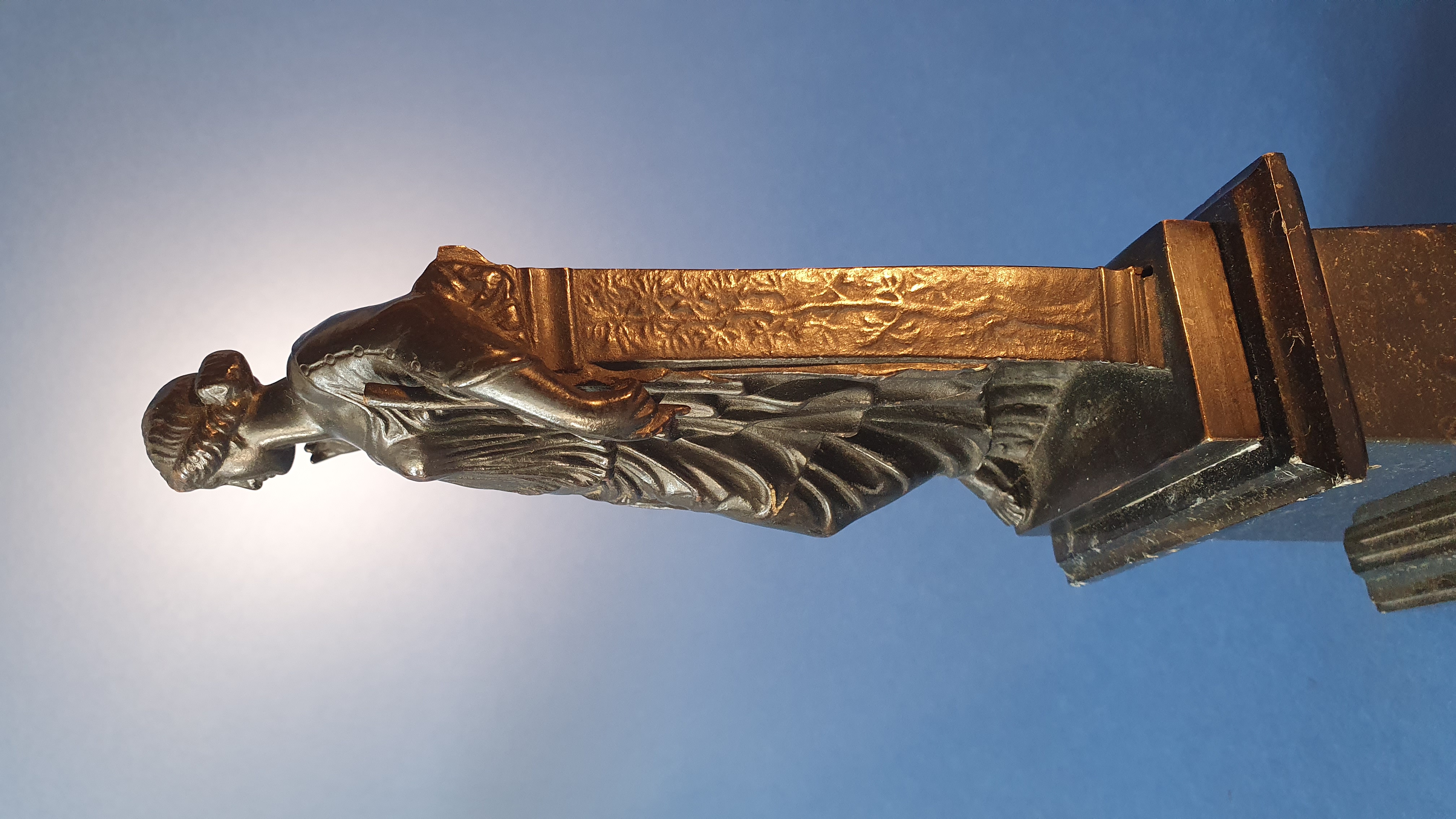 Euterpe. Bronzo patinato nero, XIX secolo.