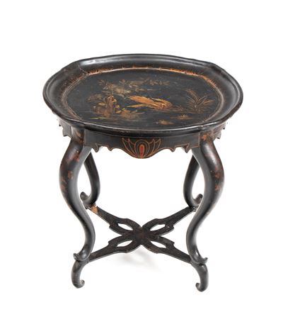Guéridon a vassoio, chinoiserie in stile Napoleone III