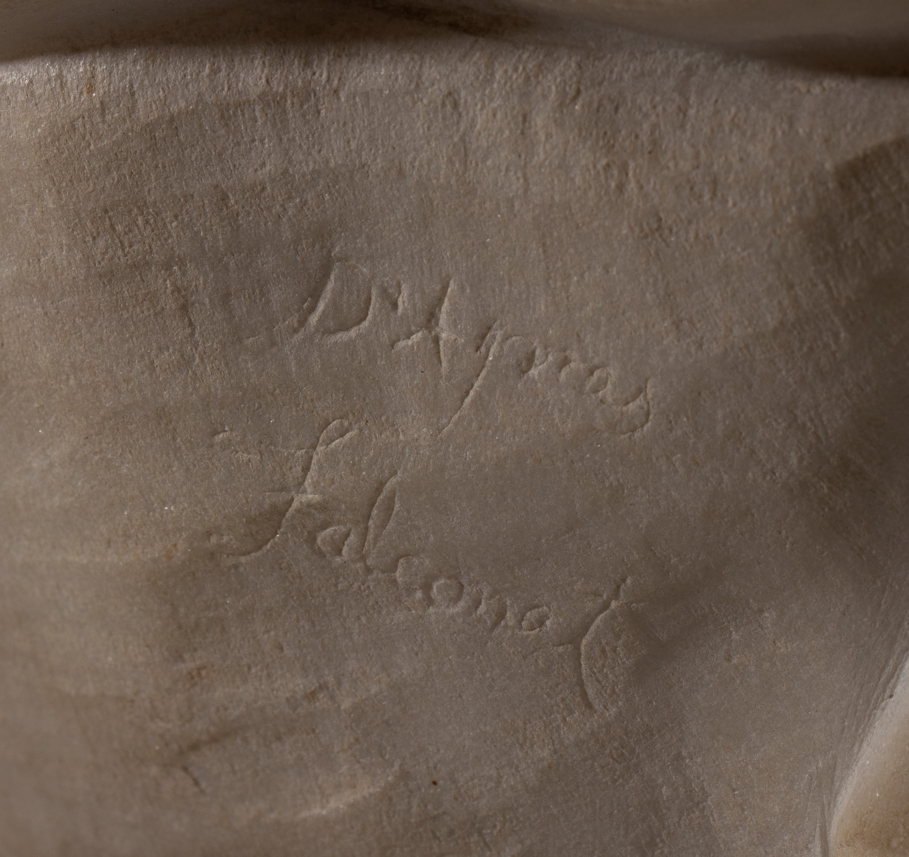 Francia, XIX secolo, La bagnante, scultura in marmo bianco