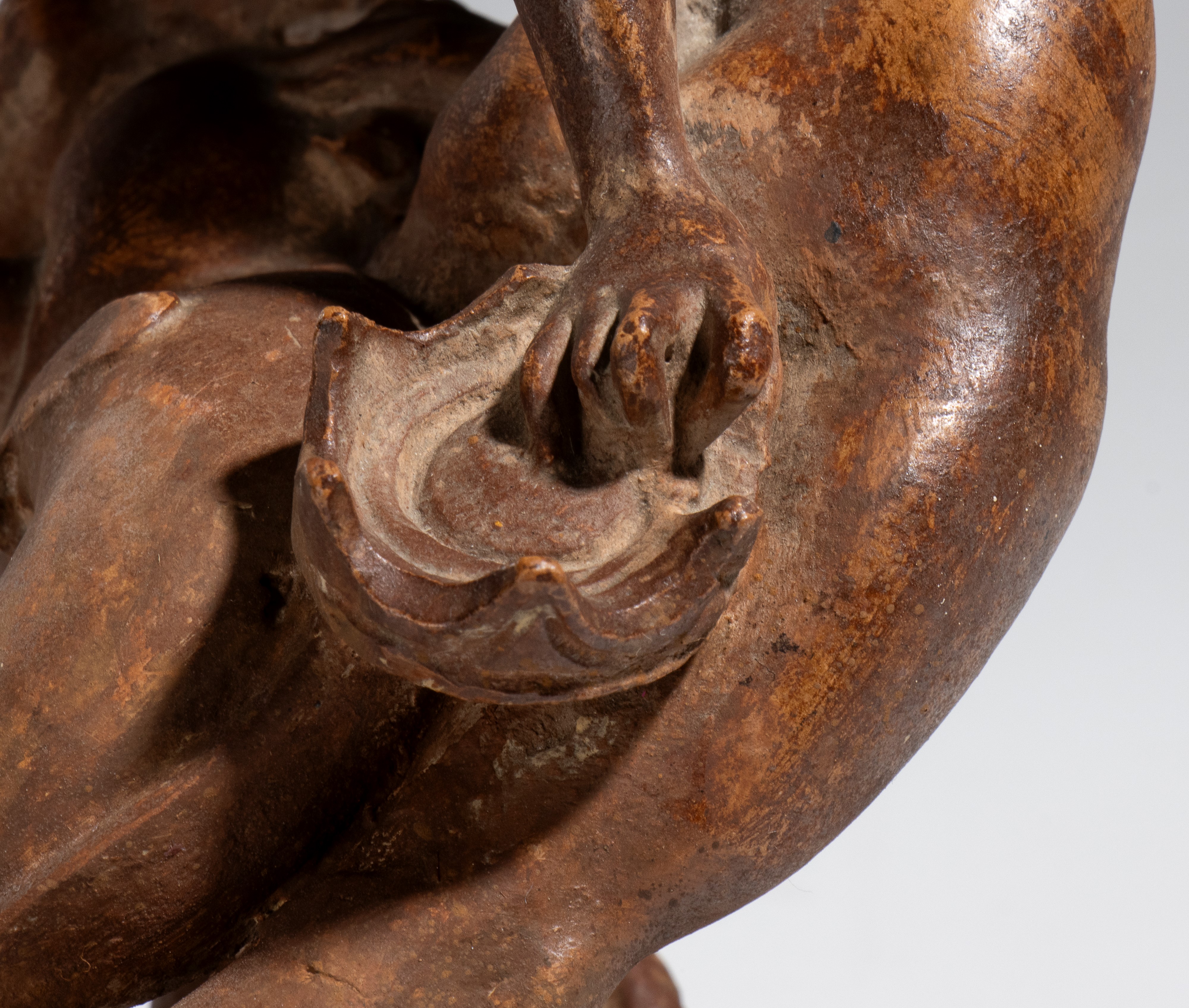 Francesco Pifferetti - Scultura in terracotta raffigurante figura femminile nuda (XIX secolo)