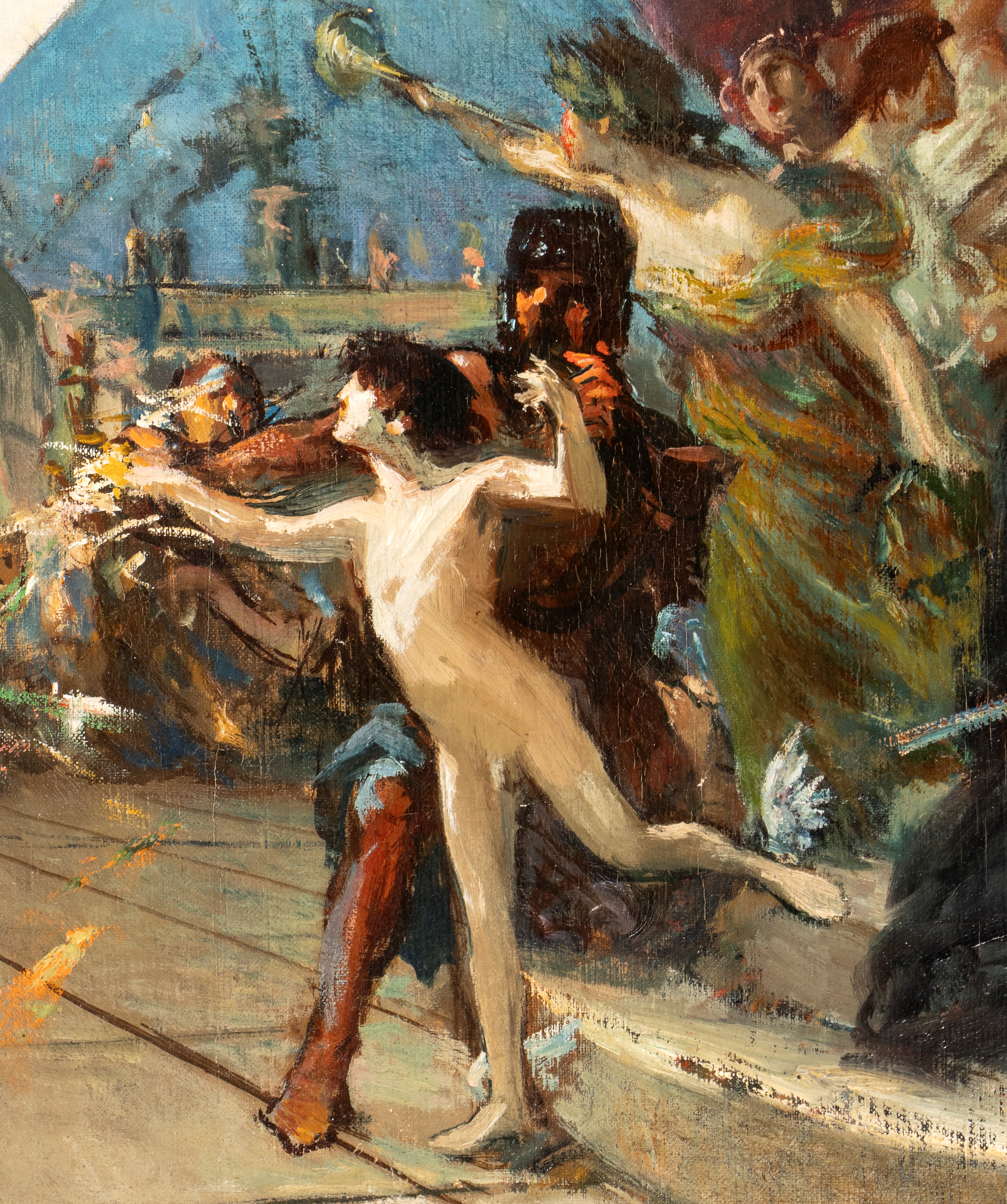 Augusto Guglielmo Stoppoloni - Trionfo, olio su tela