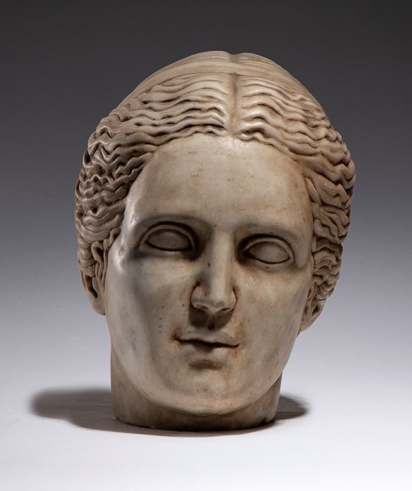 Head of a female deity